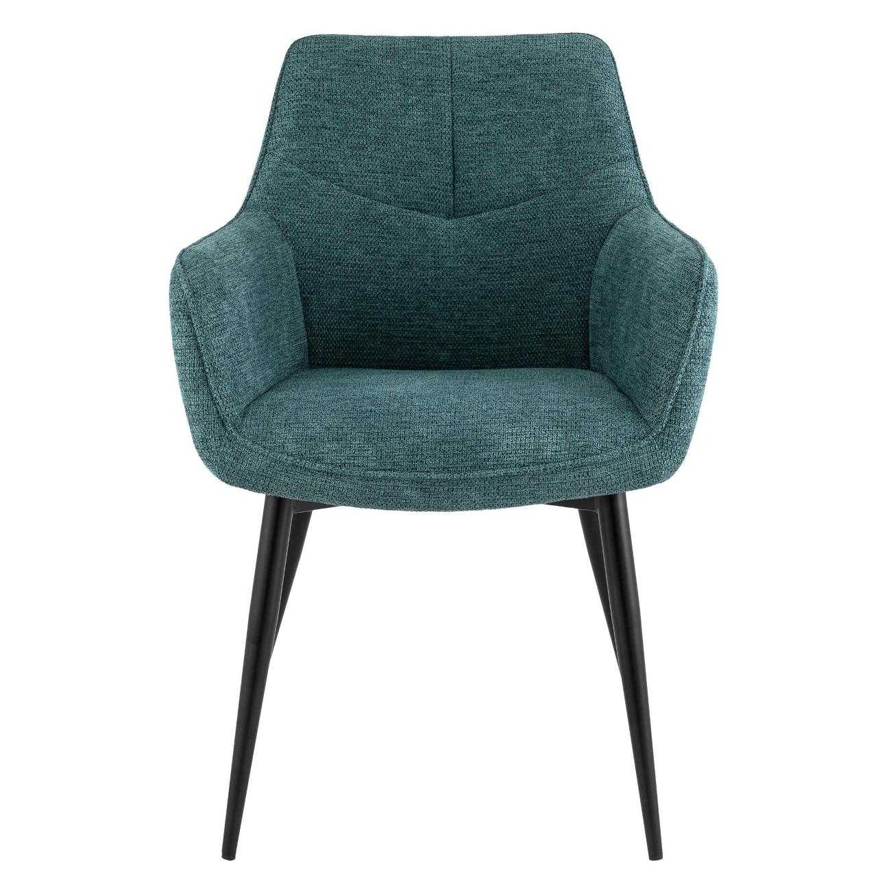 Стул обеденный Stool Group Lynet, рогожка голубой (комплект 2шт)