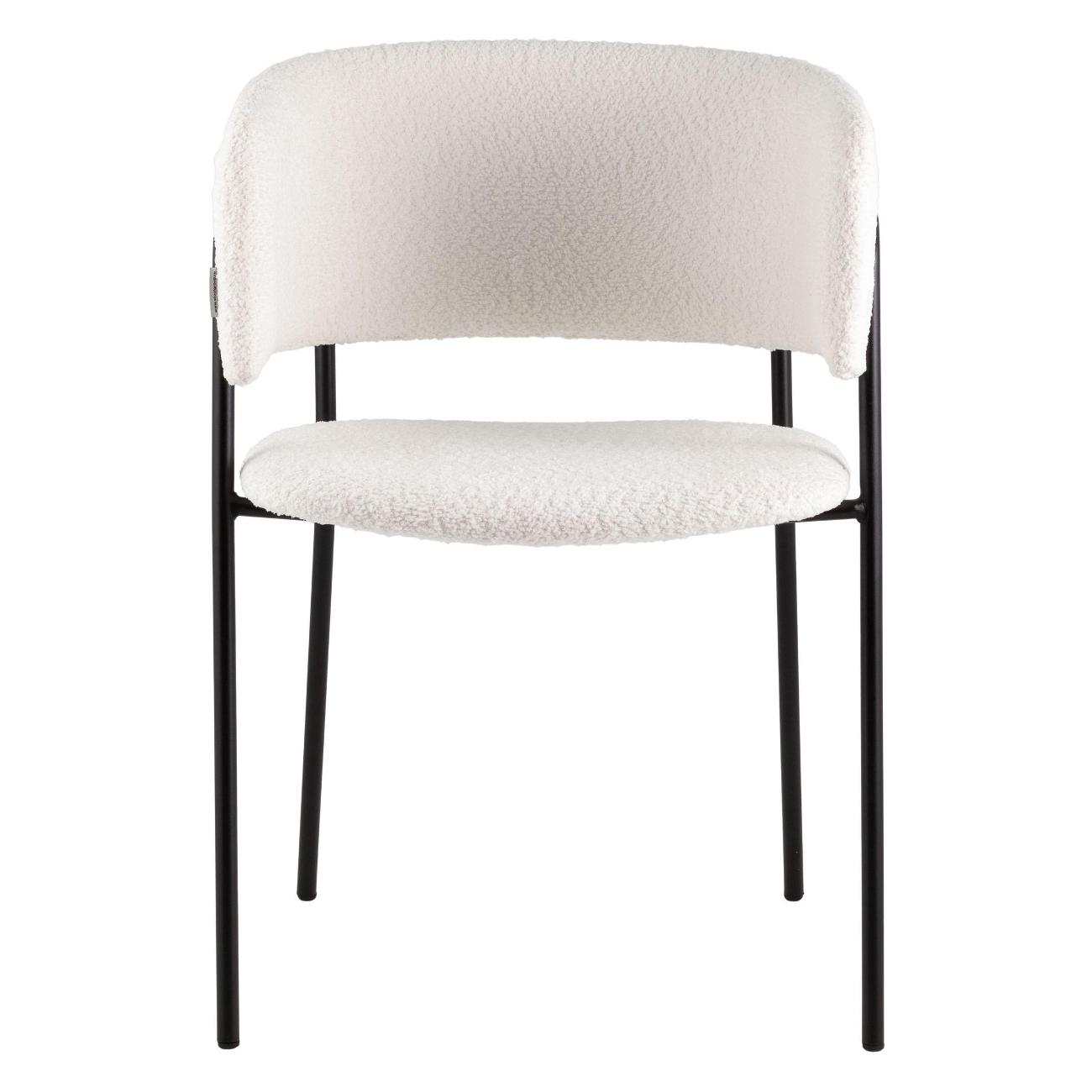 Стул обеденный Stool Group Нэлли New, букле белый (комплект 2шт)