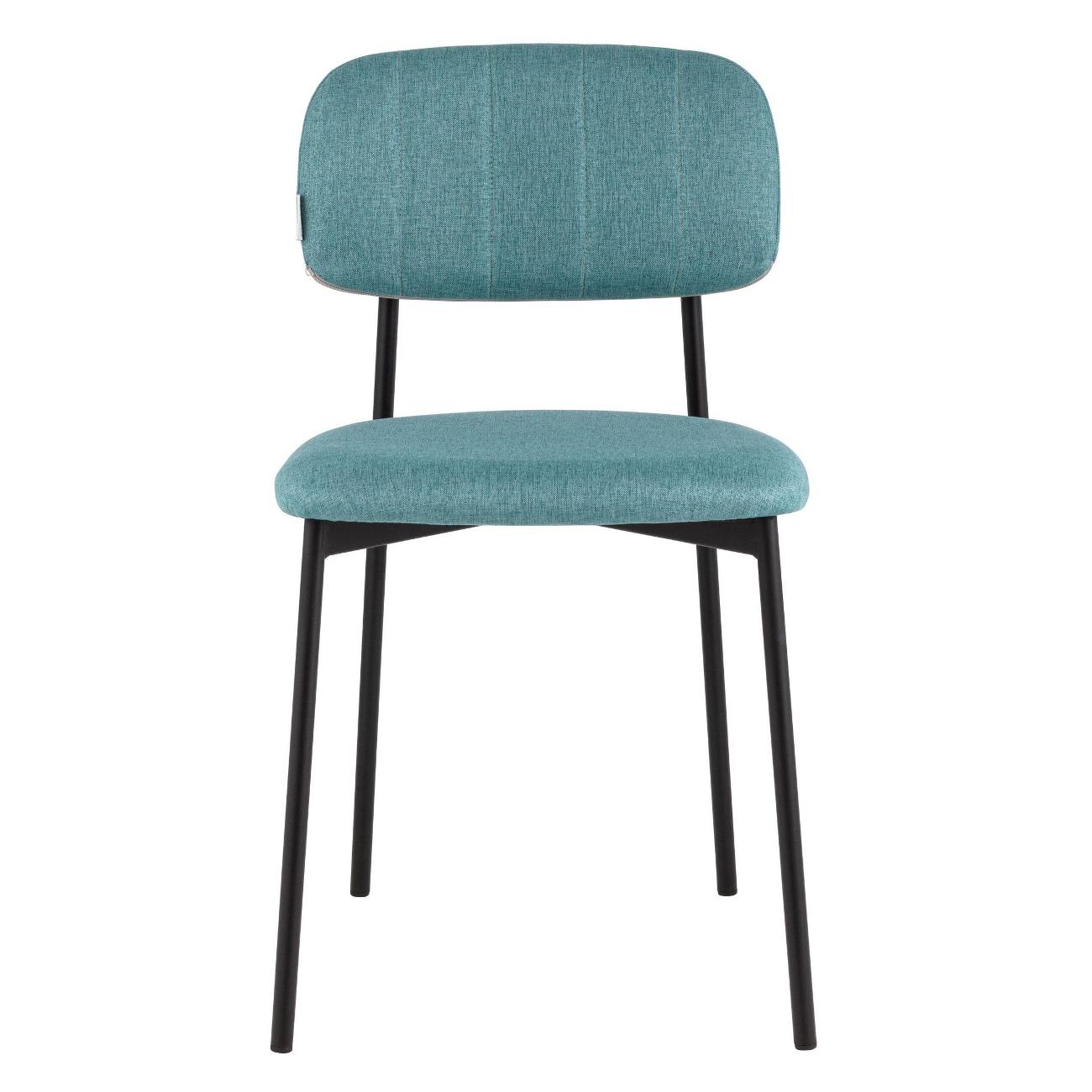 Стул обеденный Stool Group Майло, рогожка, мятный (комплект 4шт)