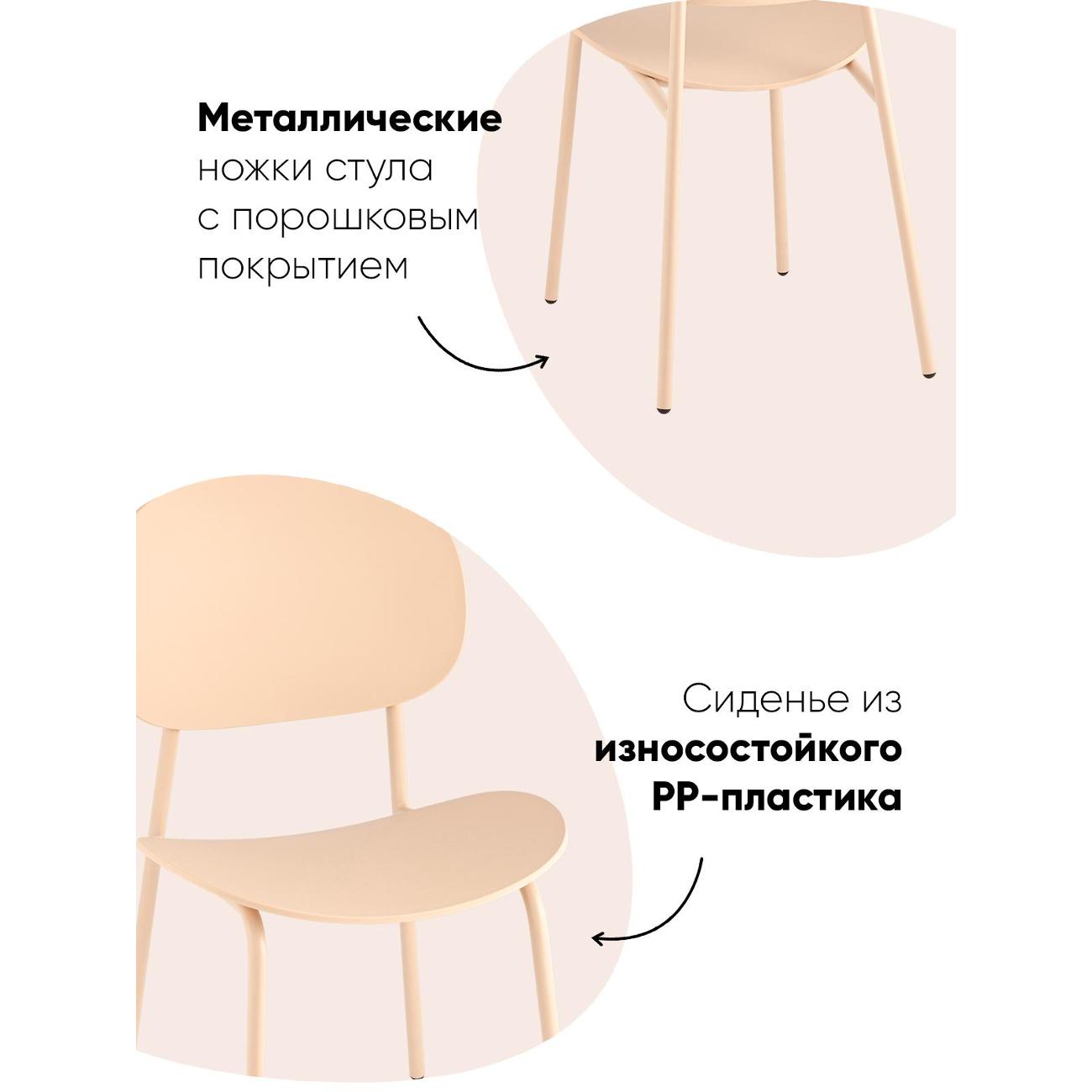Стул обеденный Stool Group Edie, желтый NP (комплект 4шт)