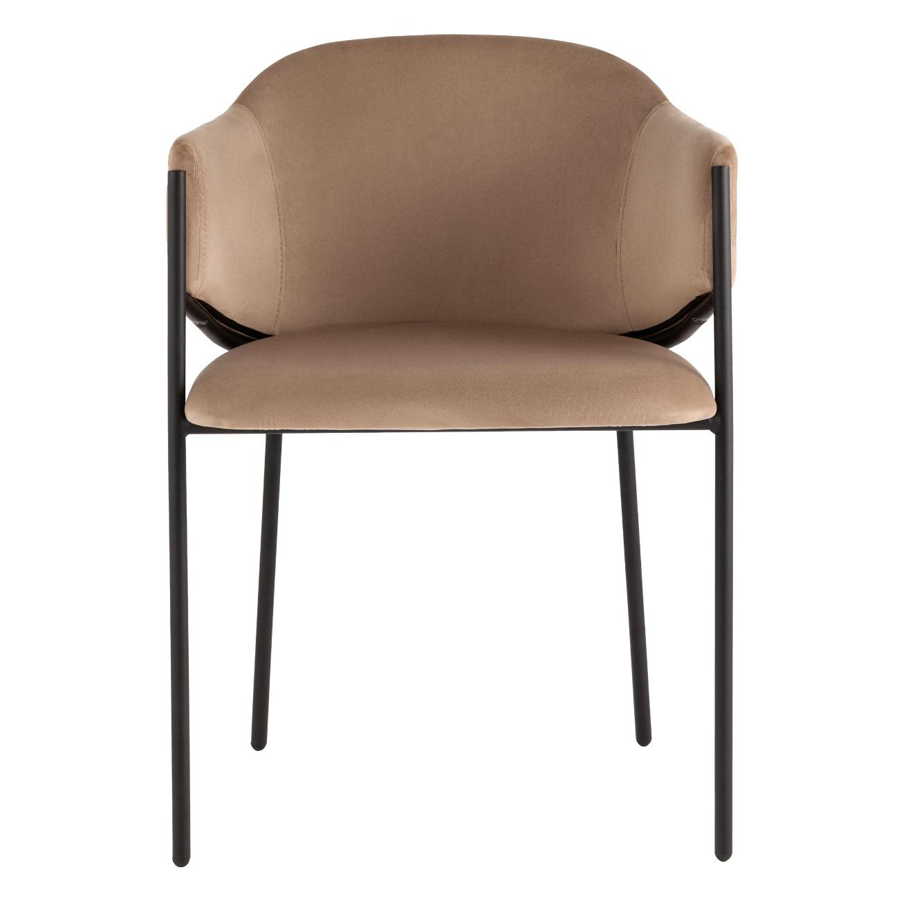 Стул обеденный Stool Group Brace велюр капучино (комплект 2шт)