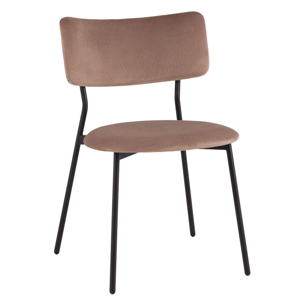 Стул обеденный Stool Group Амелия велюр коричневый (комплект 4шт)