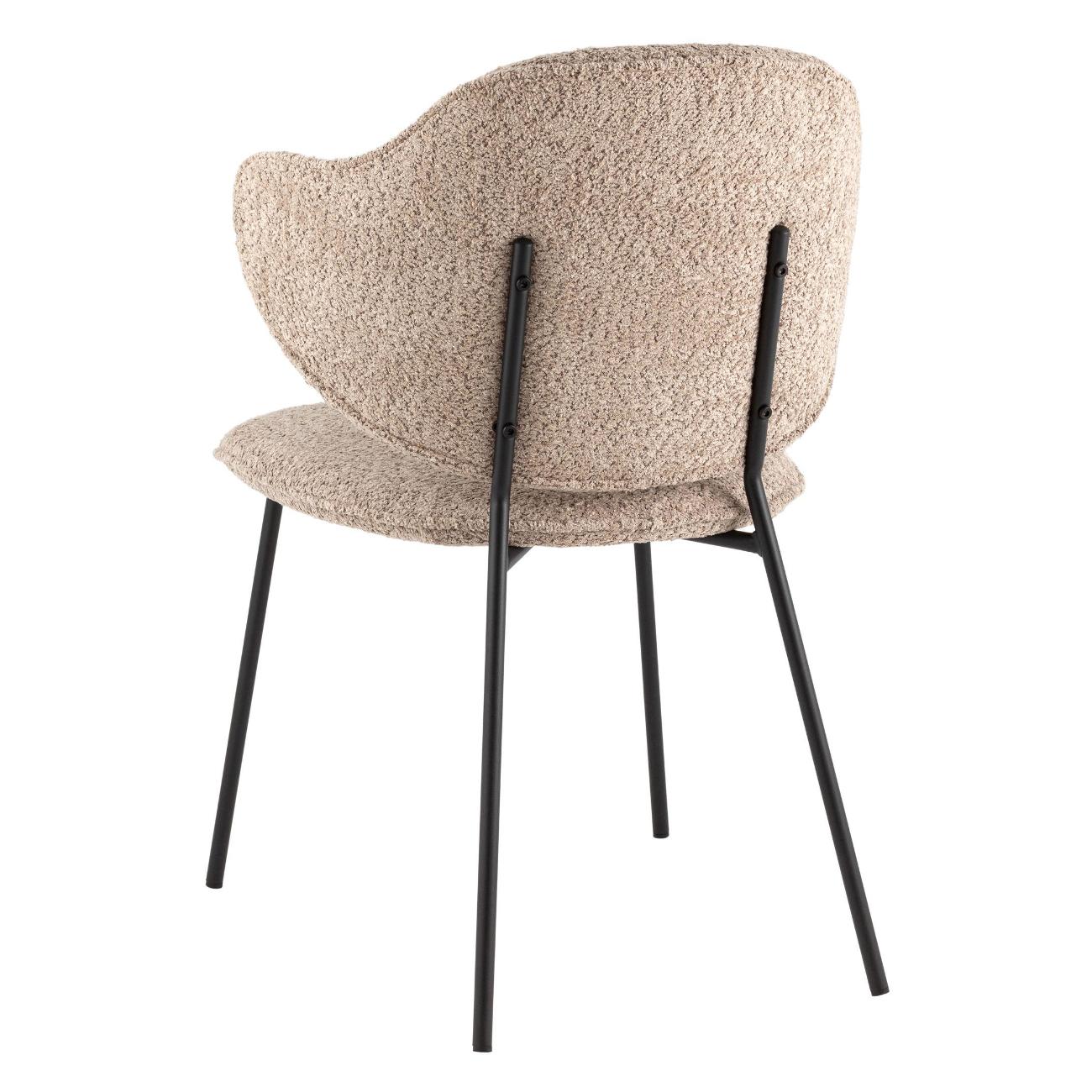 Стул обеденный Stool Group Bellamy, букле кофейный (комплект 2шт)