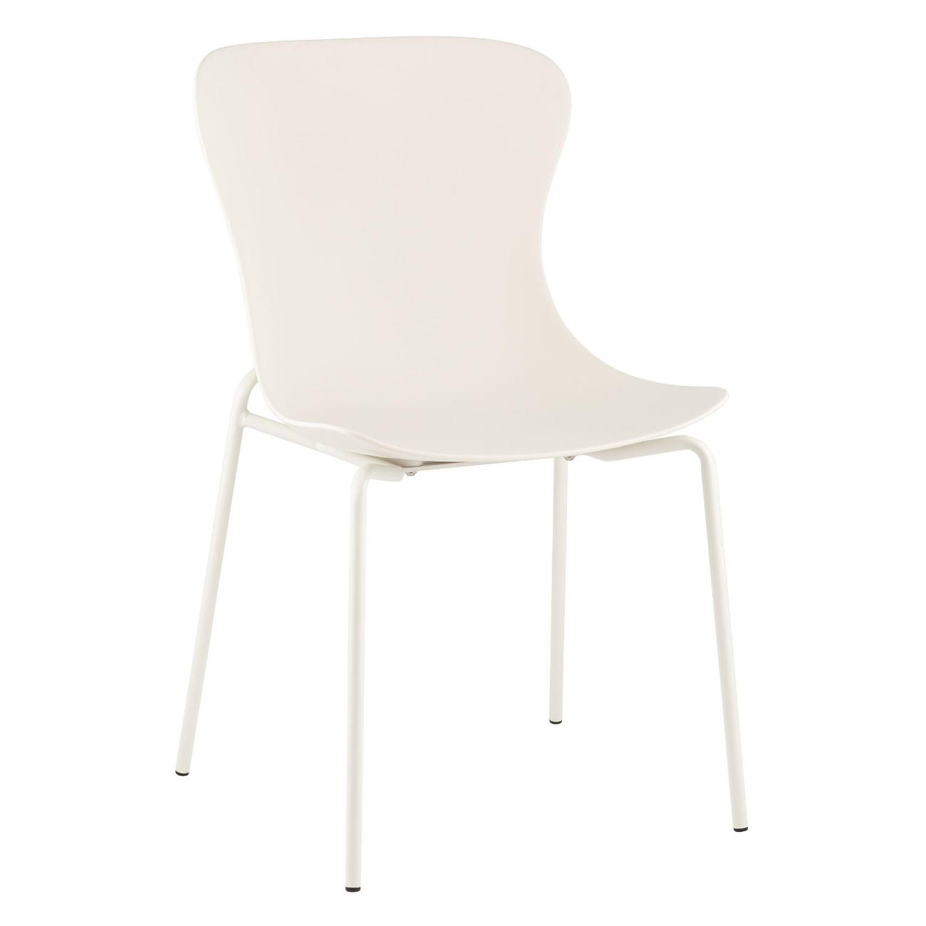 Стул обеденный Stool Group Shaya, молочный (комплект 2шт)