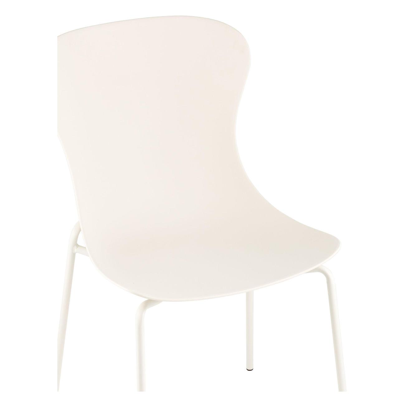 Стул обеденный Stool Group Shaya, молочный (комплект 2шт)