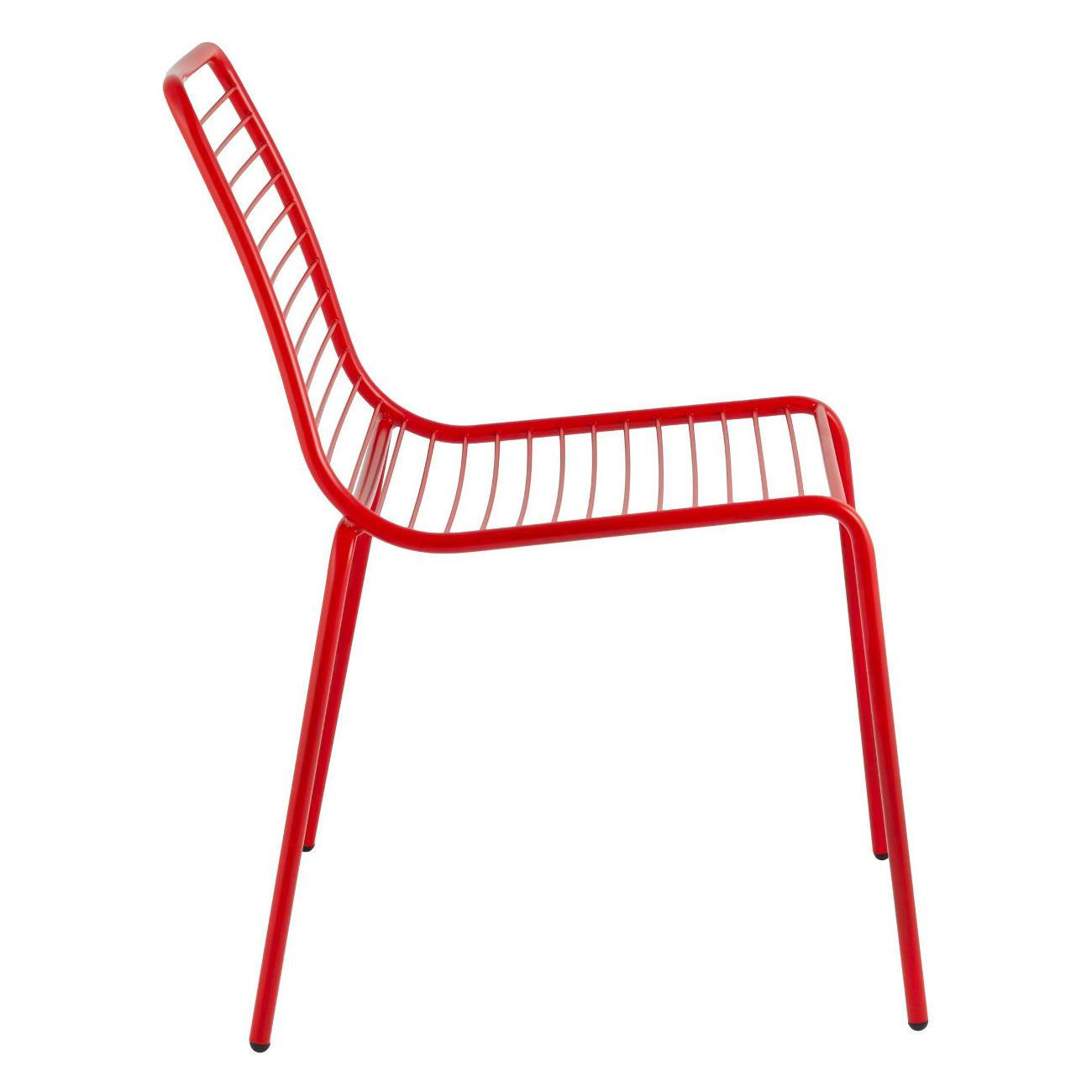 Стул обеденный Stool Group Дели металл красный (комплект 4шт)