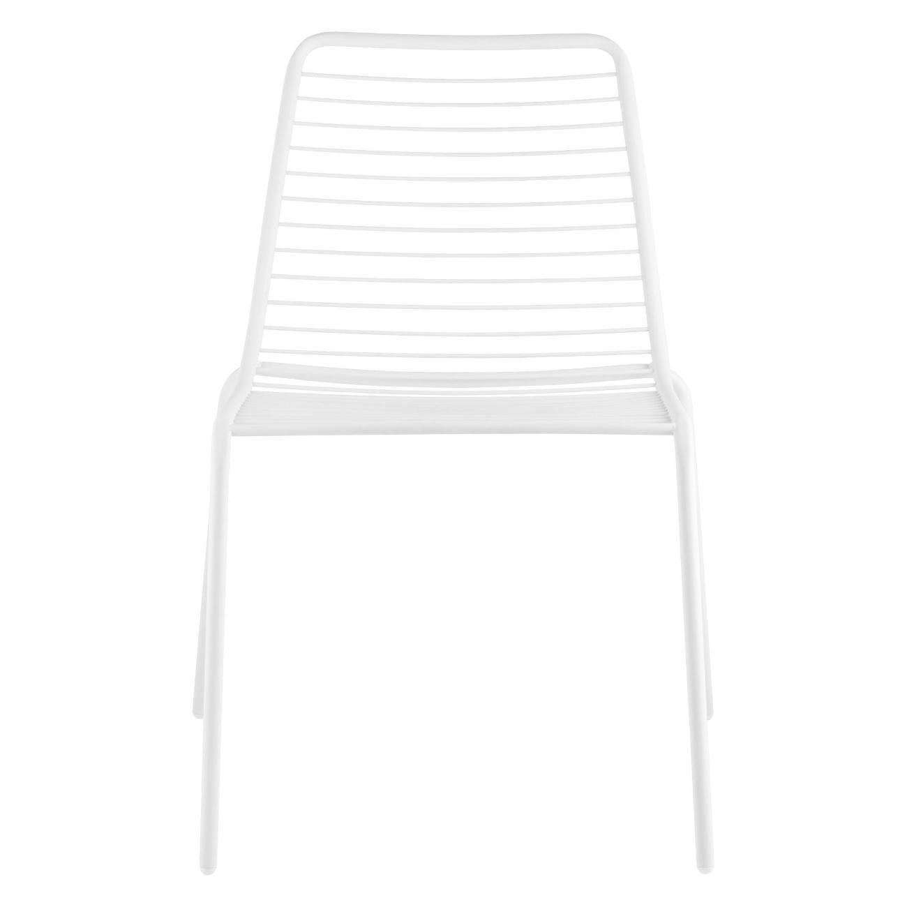 Стул обеденный Stool Group Дели металл белый (комплект 4шт)