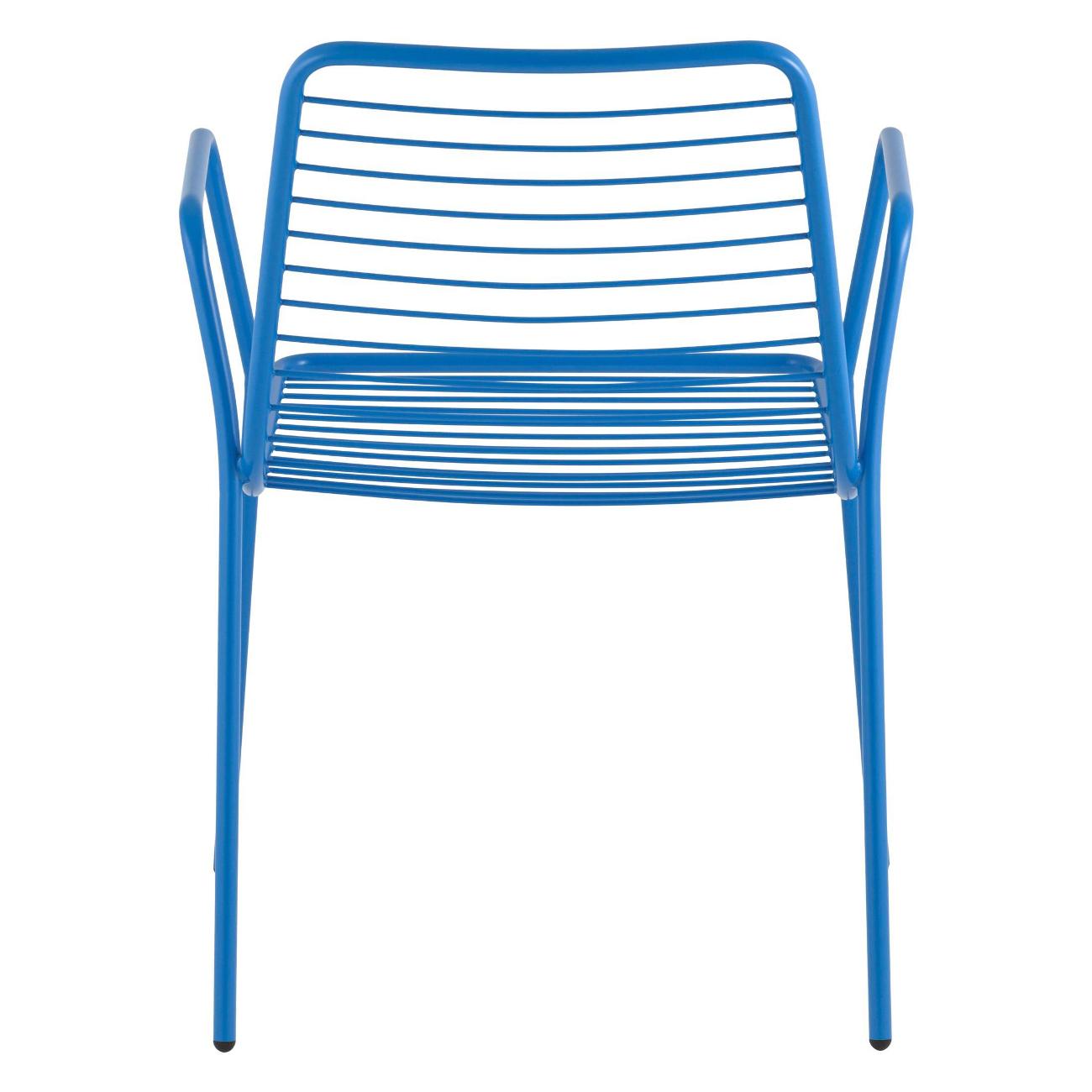 Стул обеденный Stool Group Дели металл голубой (комплект 4шт)