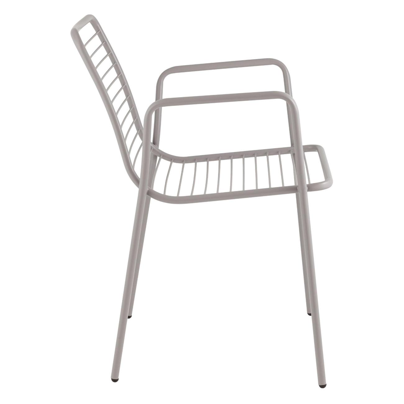 Стул обеденный Stool Group Дели металл серый (комплект 4шт)