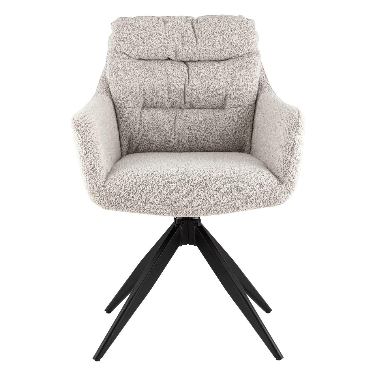 Стул обеденный Stool Group Nia, букле светло-серый (комплект 2шт)