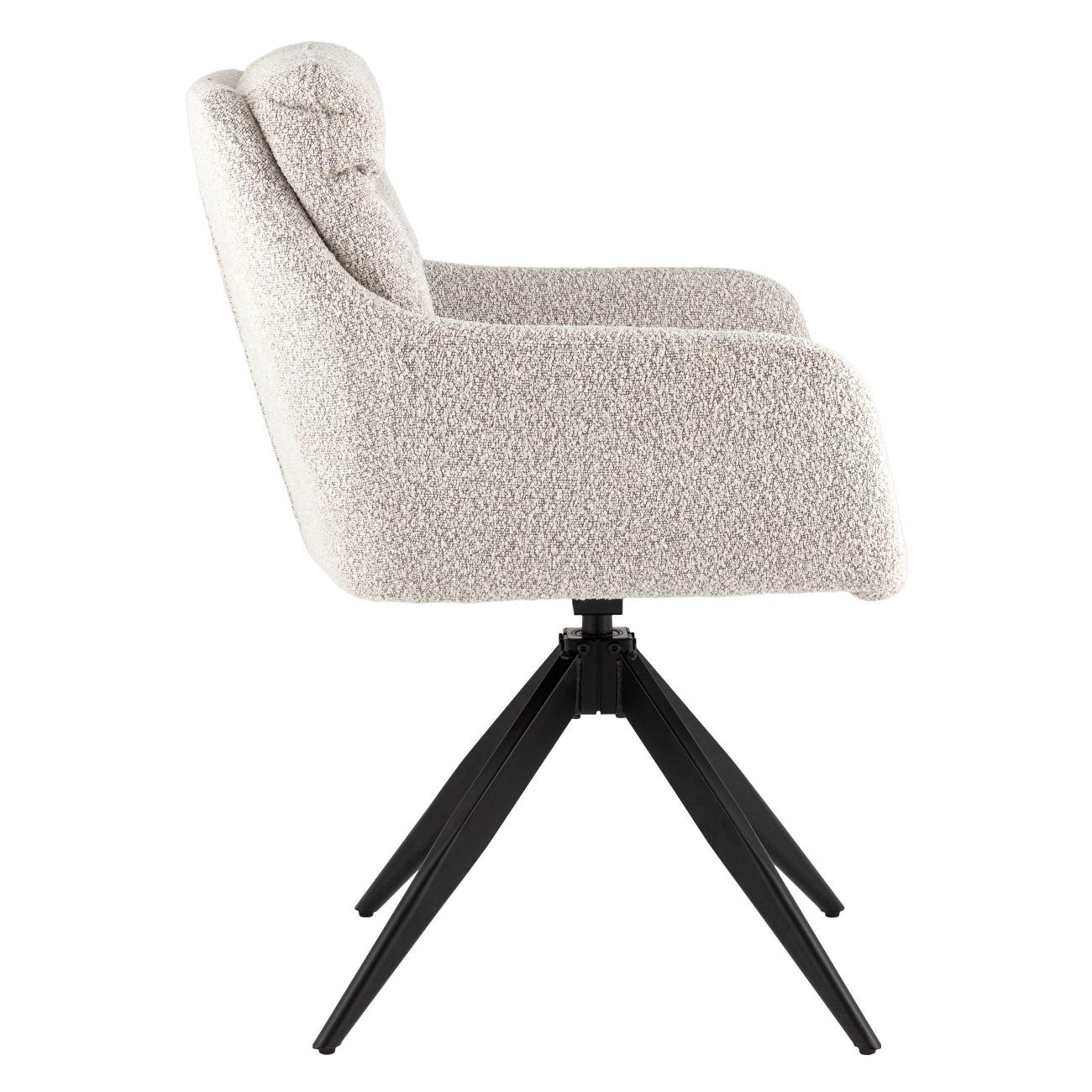 Стул обеденный Stool Group Nia, букле светло-серый (комплект 2шт)