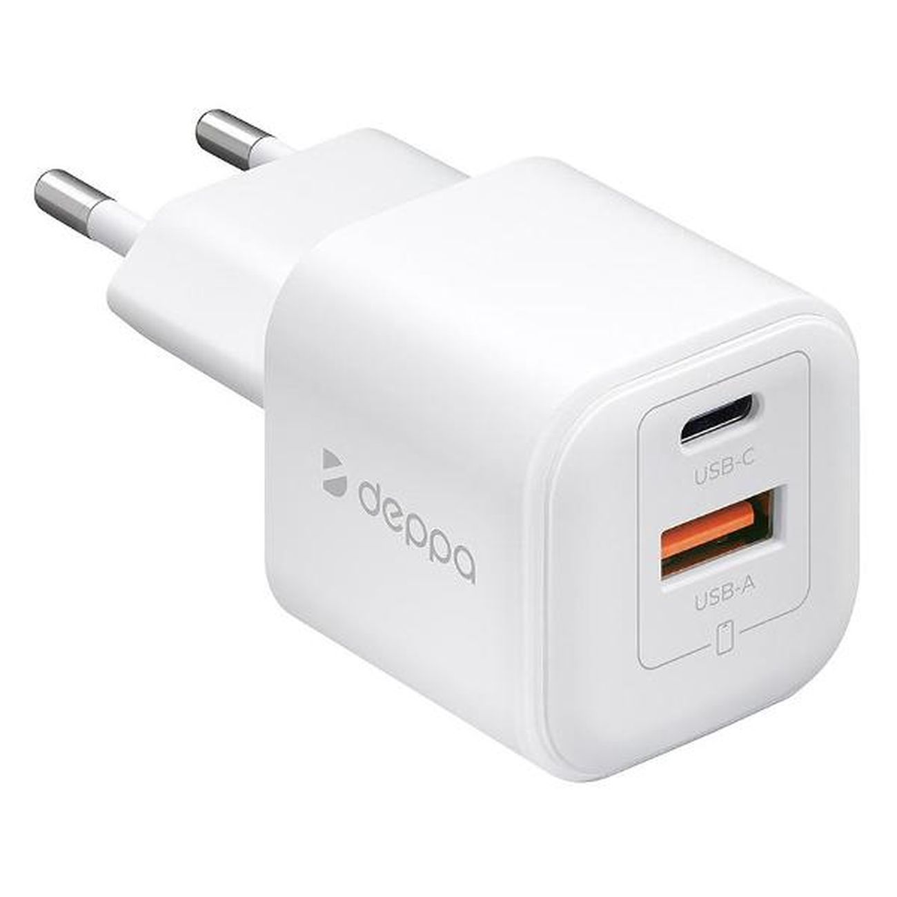 Сетевое зарядное устройство Deppa USB-C + USB-A GaN (11459) фото