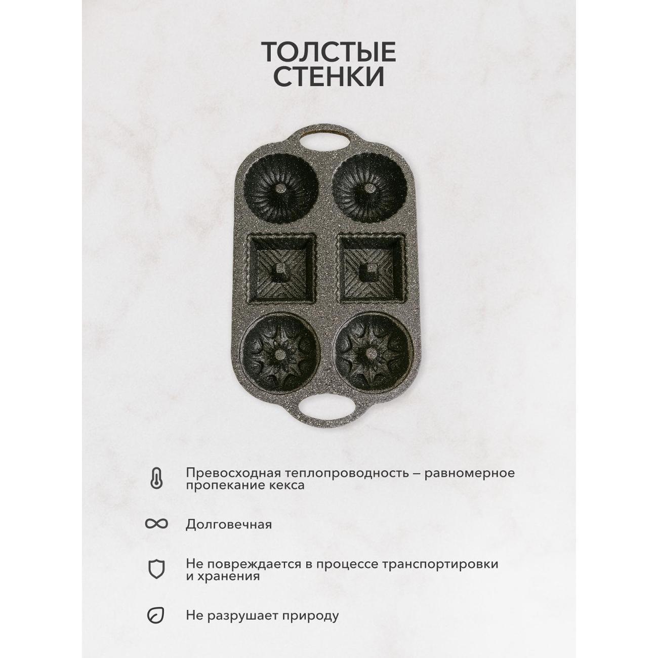 Форма для выпекания (металл) GROYYA Muffin (GALT117)