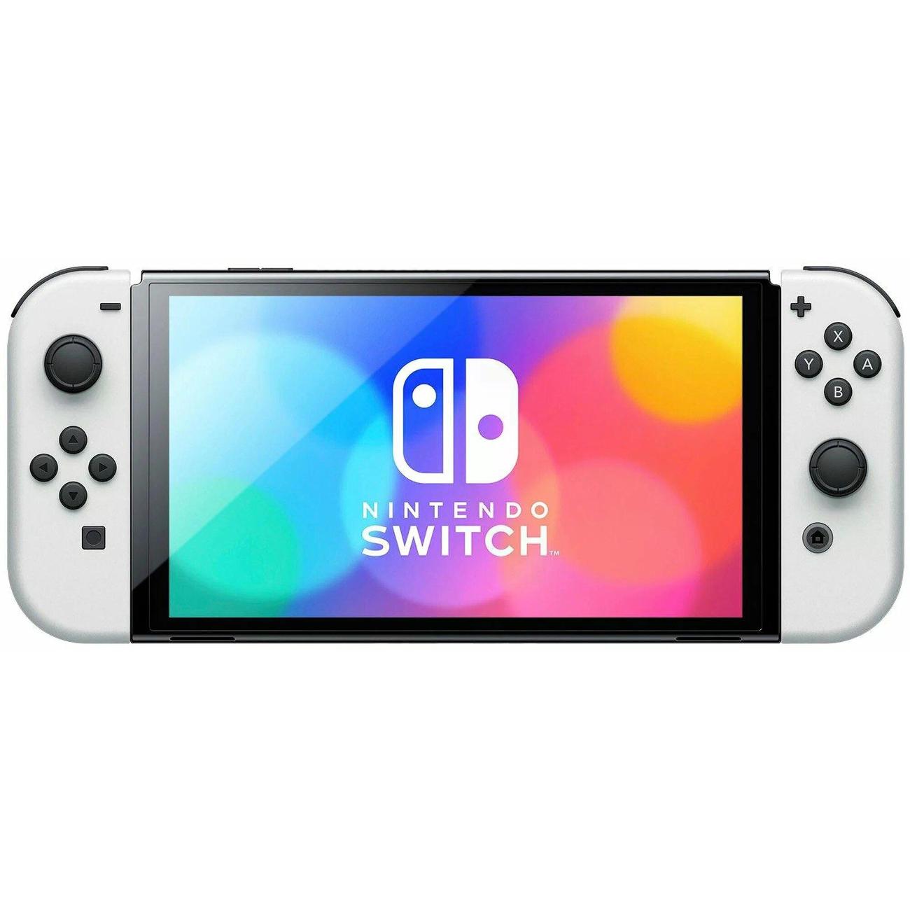Игровая приставка Nintendo Switch OLED White фото