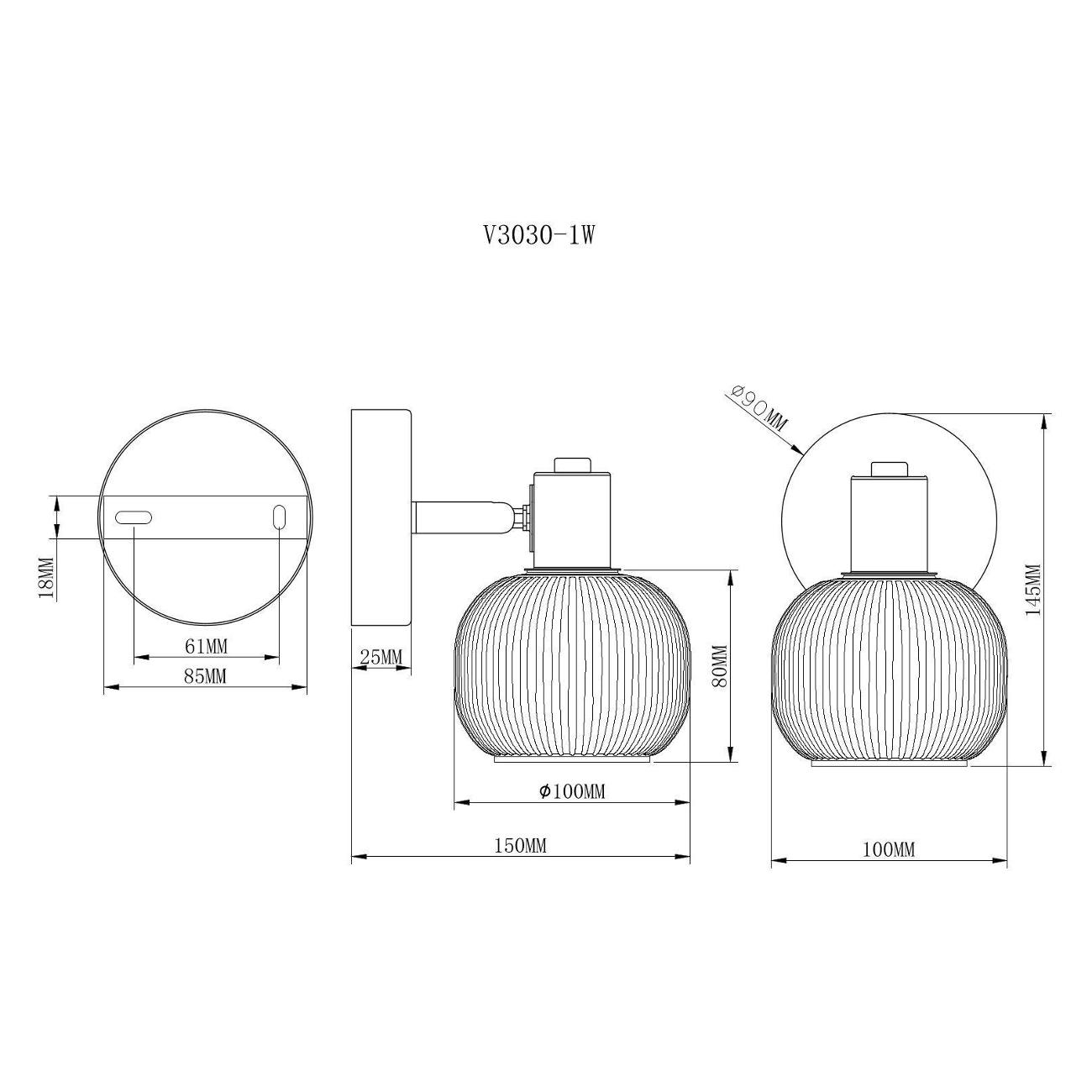 Спот Moderli Katrin V3030-1W