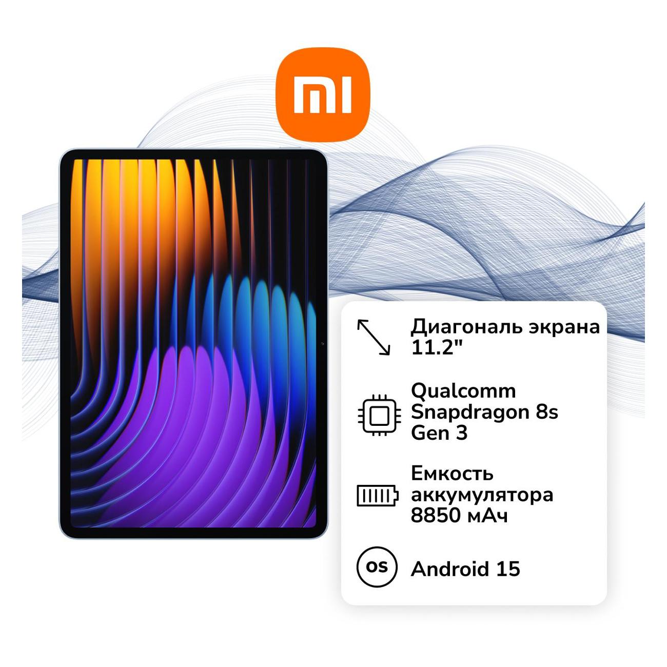 Планшет Xiaomi Pad 7 Pro 2024 Wi-Fi 12/512GB синий фото