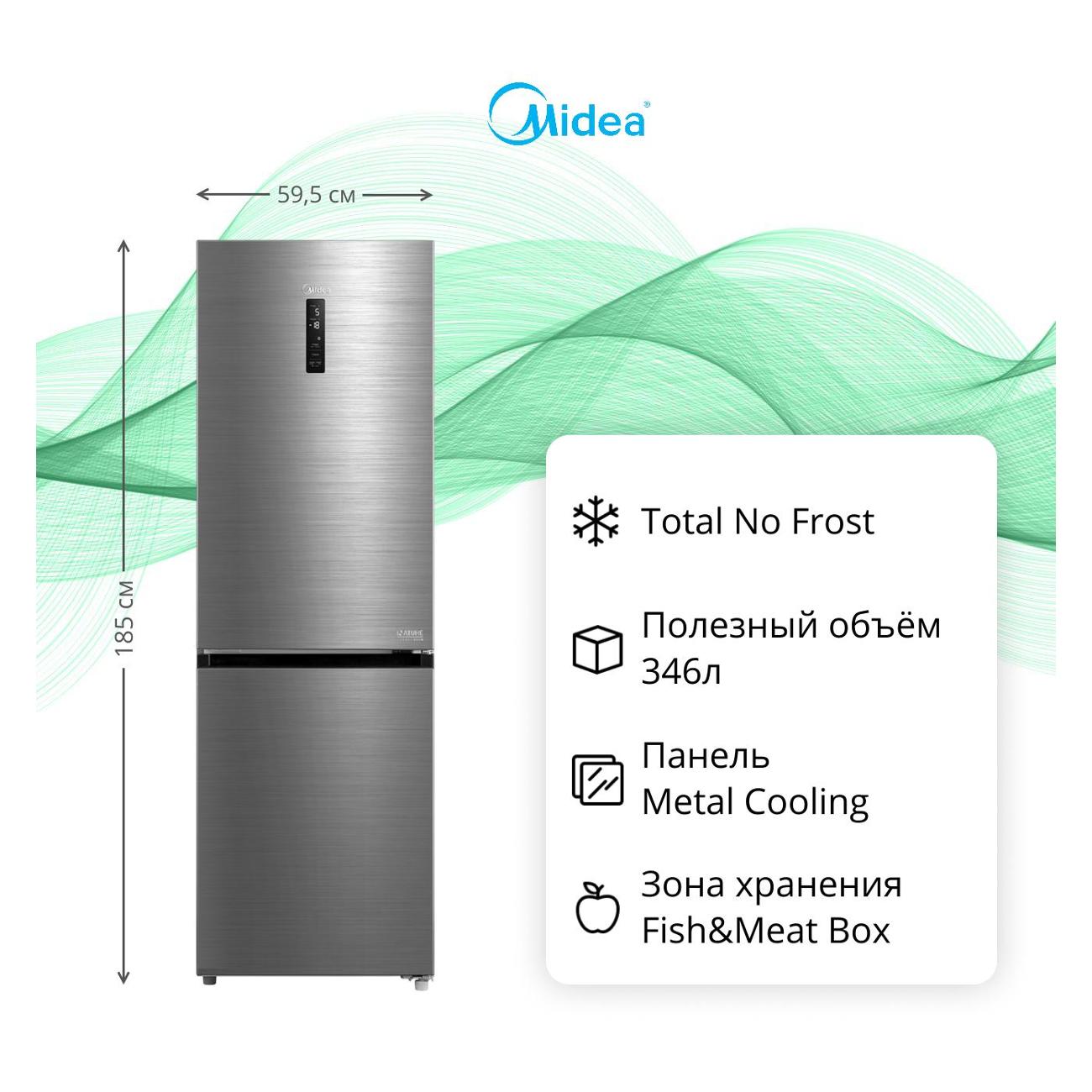 Холодильник Midea MDRB472MGF46OM фото