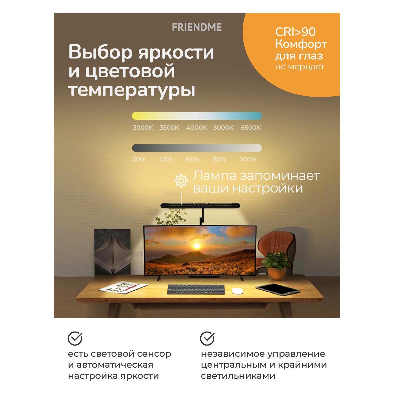 Светильник настольный friendme Lamp_19/black
