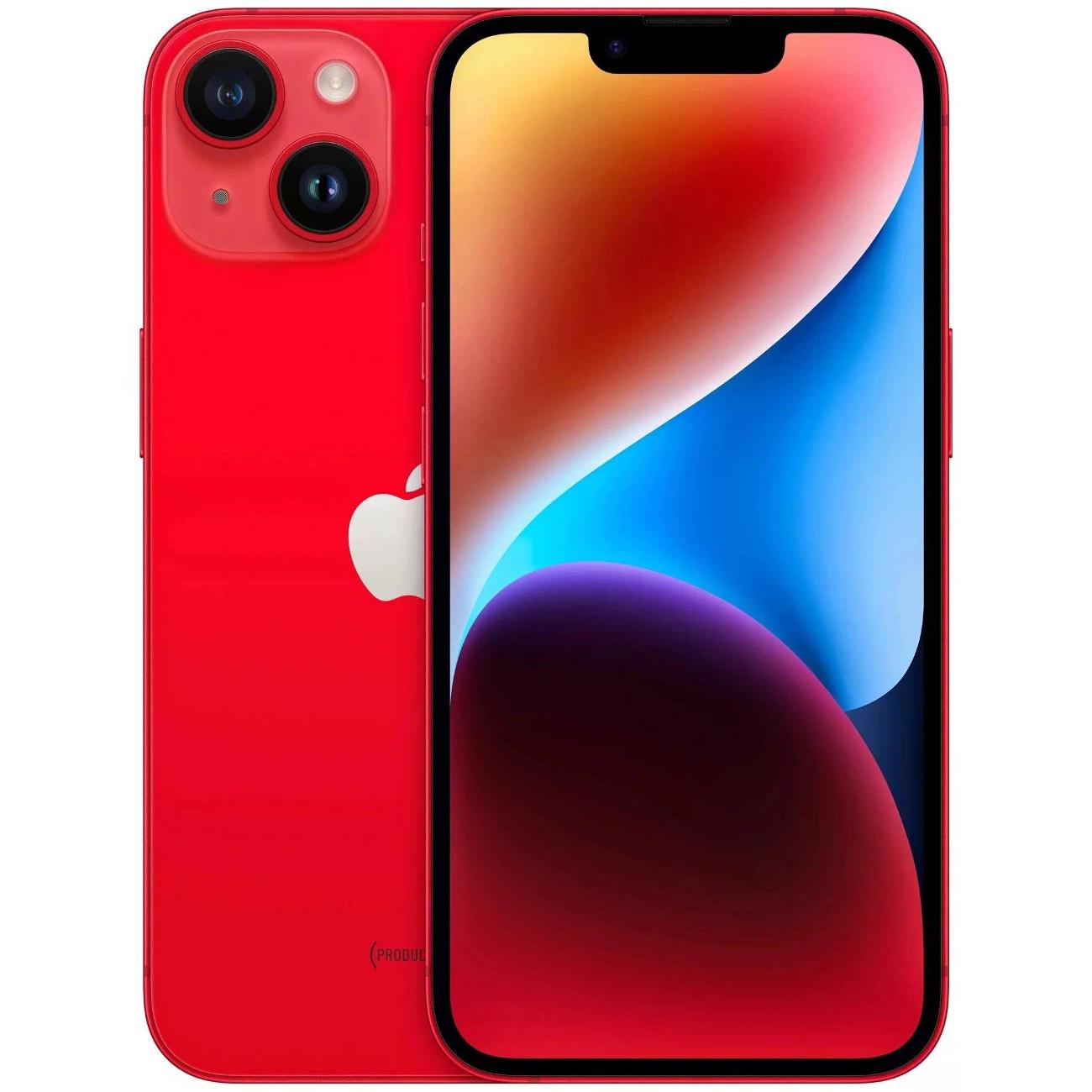 Смартфон Apple iPhone 14 128GB nanoSim/eSim Red фото