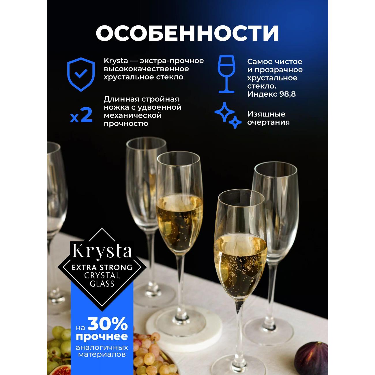 Набор бокалов для шампанского Chef & Sommelier D0796