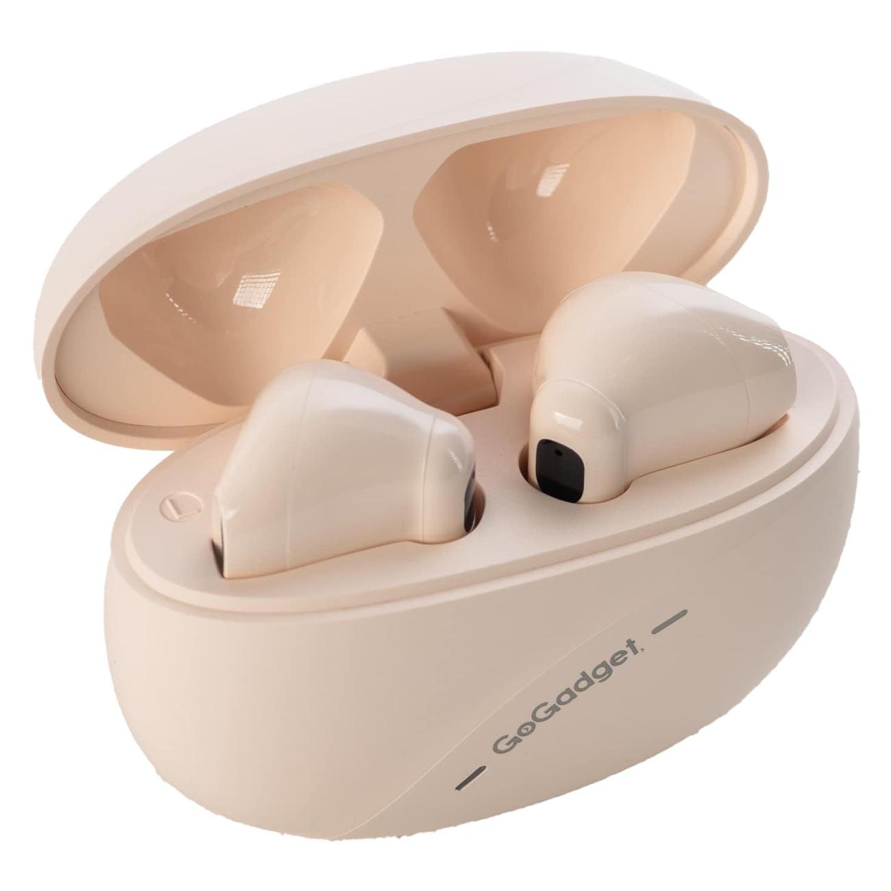 Наушники True Wireless GoGadget CityBuds Lite бежевые фото