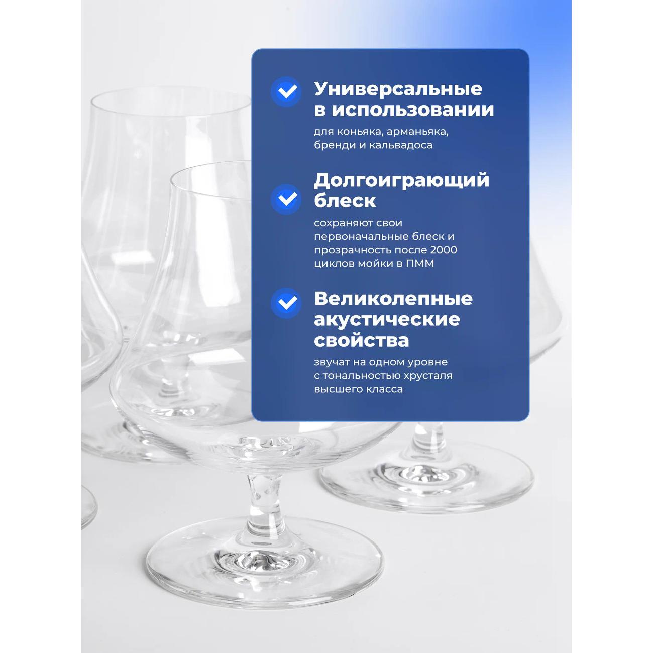 Набор бокалов для бренди Chef & Sommelier U1059