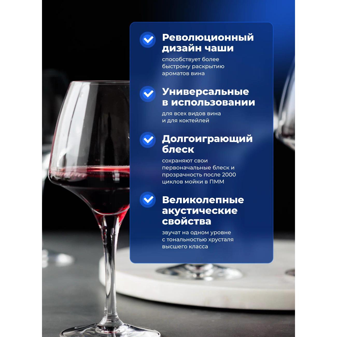 Набор бокалов для вина Chef & Sommelier U1008