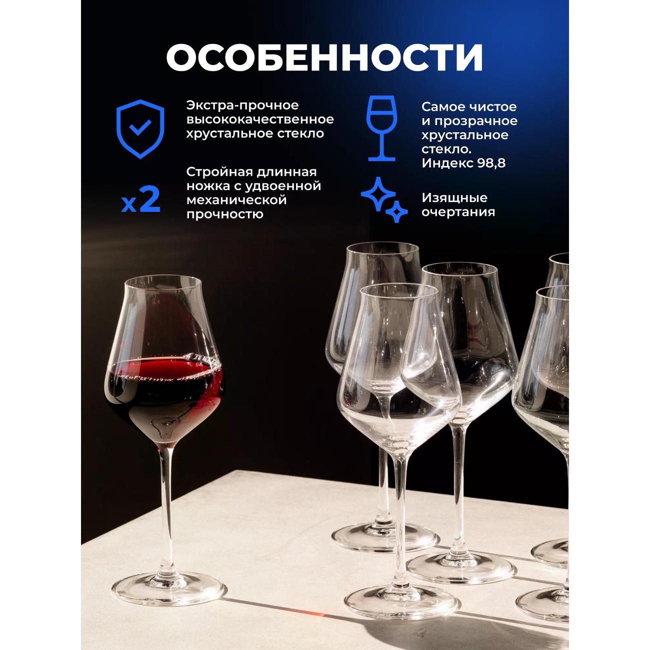 Набор бокалов для вина Chef & Sommelier J8743