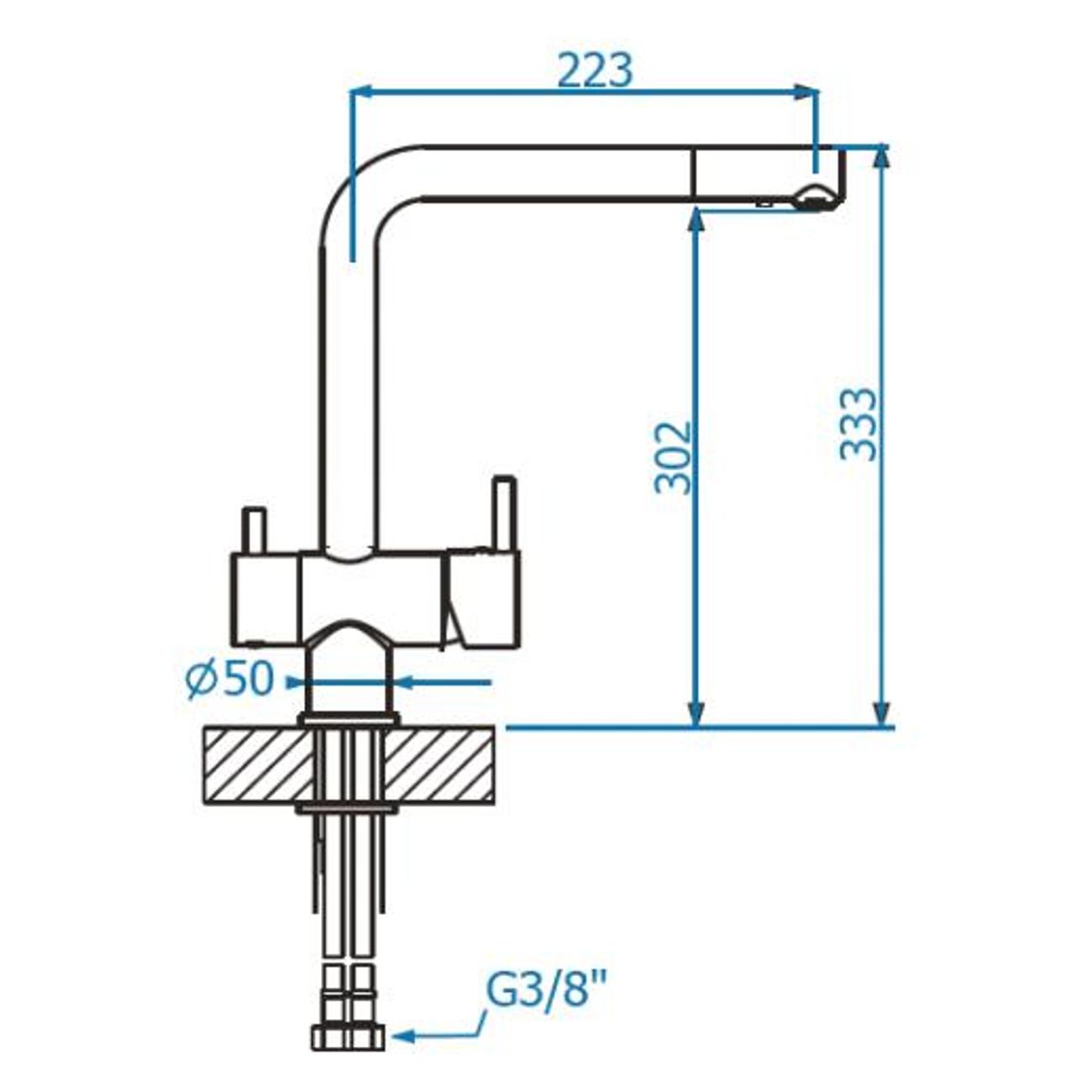Смеситель Alveus Aquila (1139805)