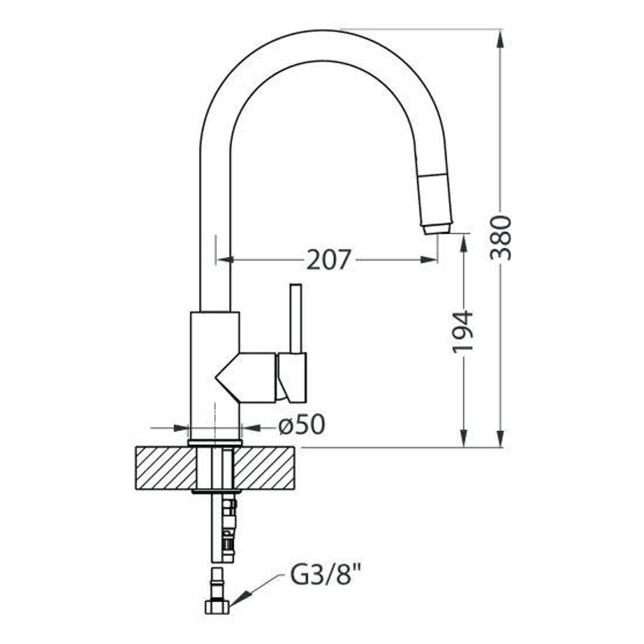 Смеситель Alveus Delos (1129023)