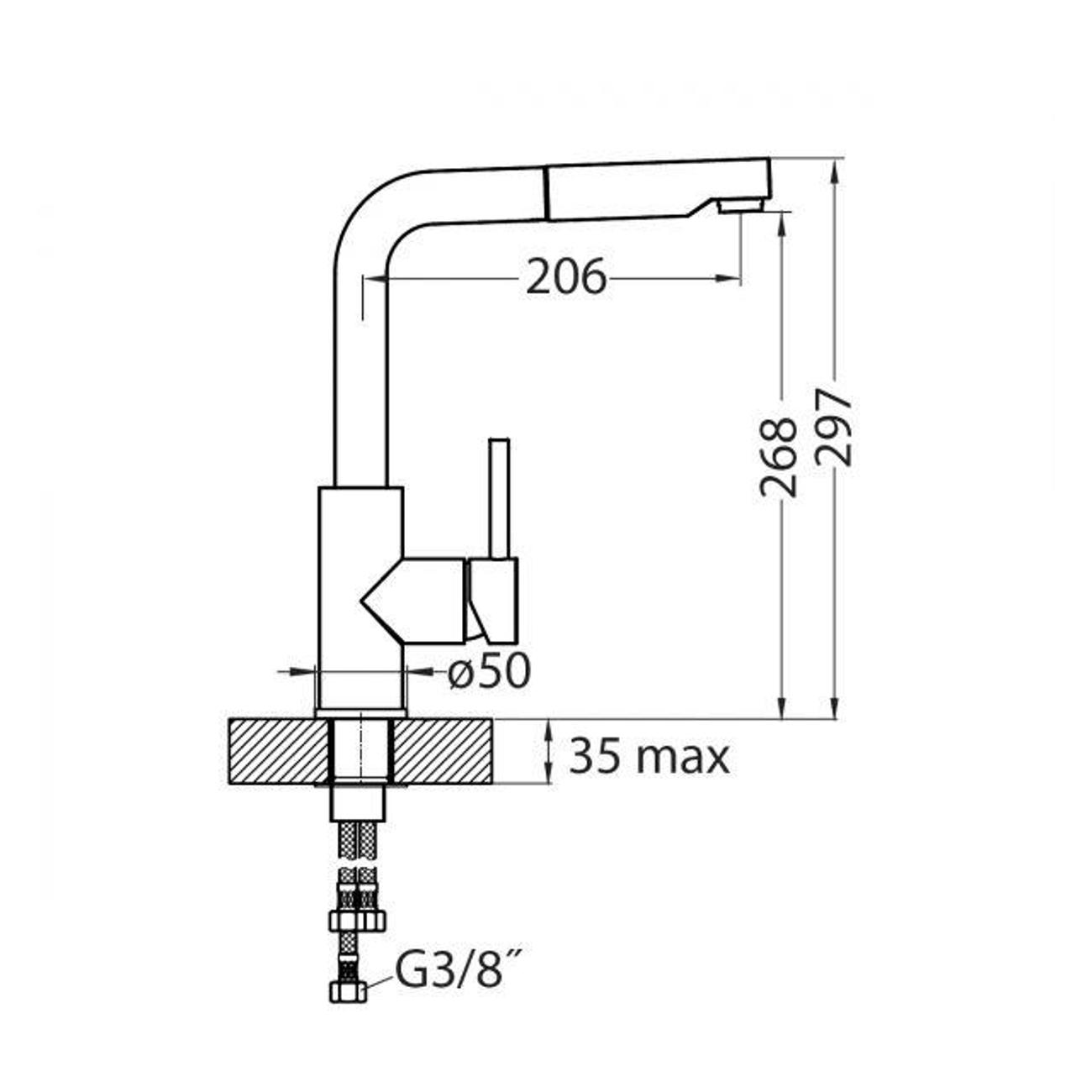 Смеситель Alveus Siros (1132901)