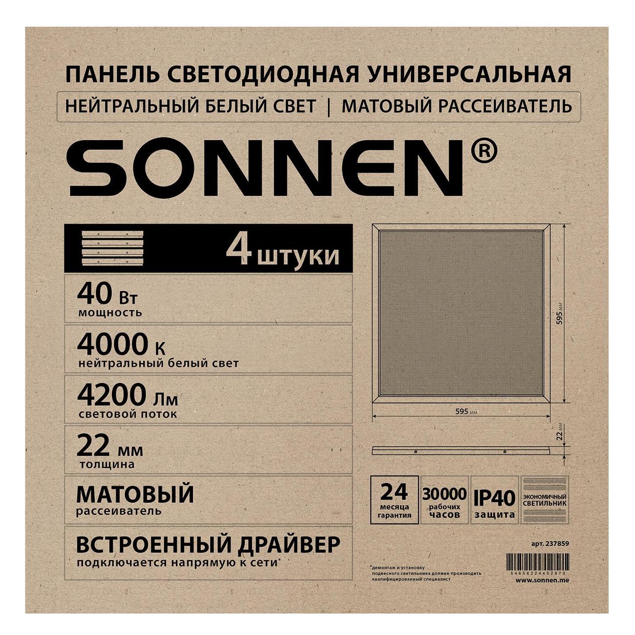 Светильник настенно-потолочный Sonnen 237859