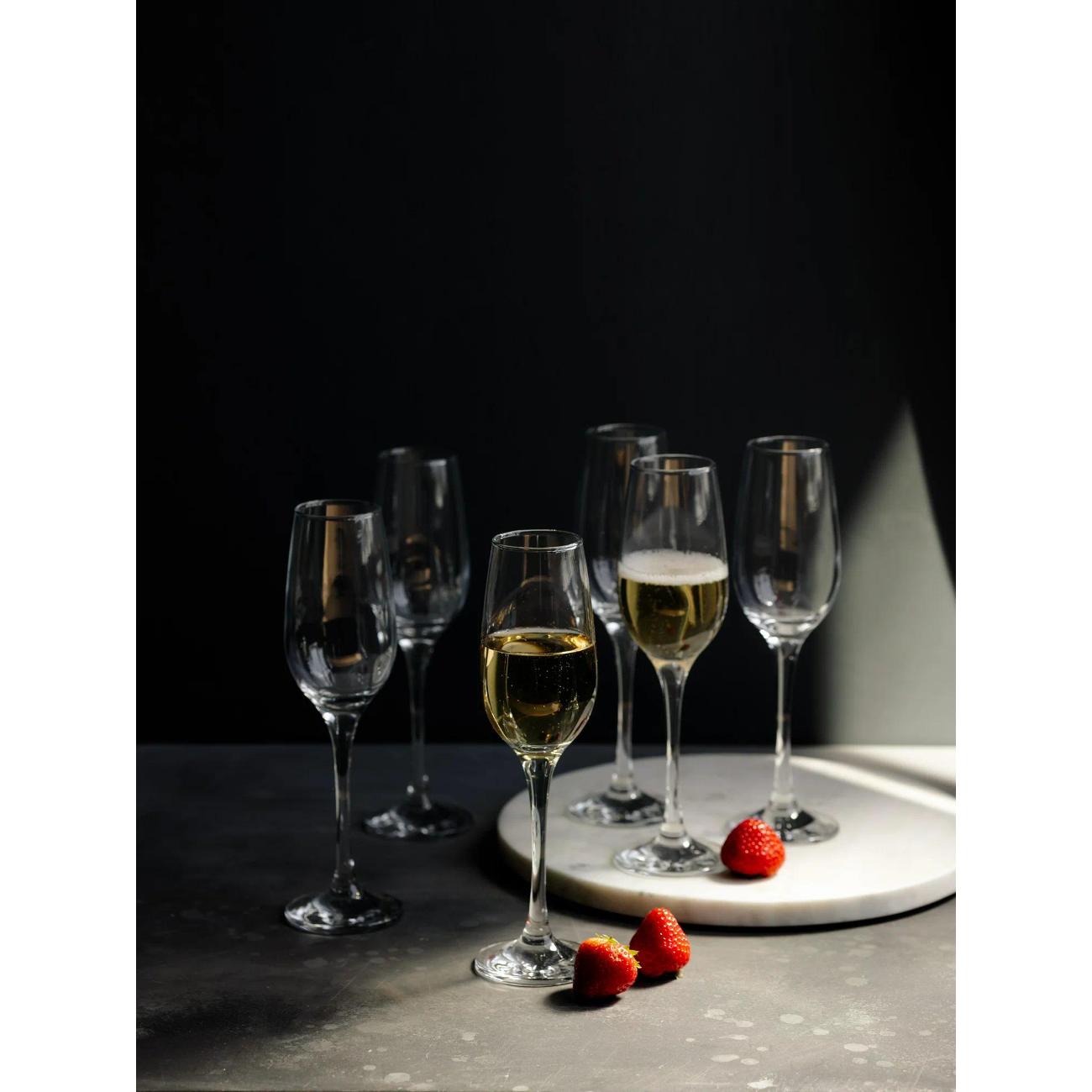 Набор бокалов для шампанского Pasabahce Amber 210мл (440295)