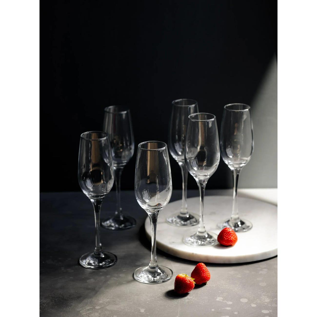 Набор бокалов для шампанского Pasabahce Amber 210мл (440295)