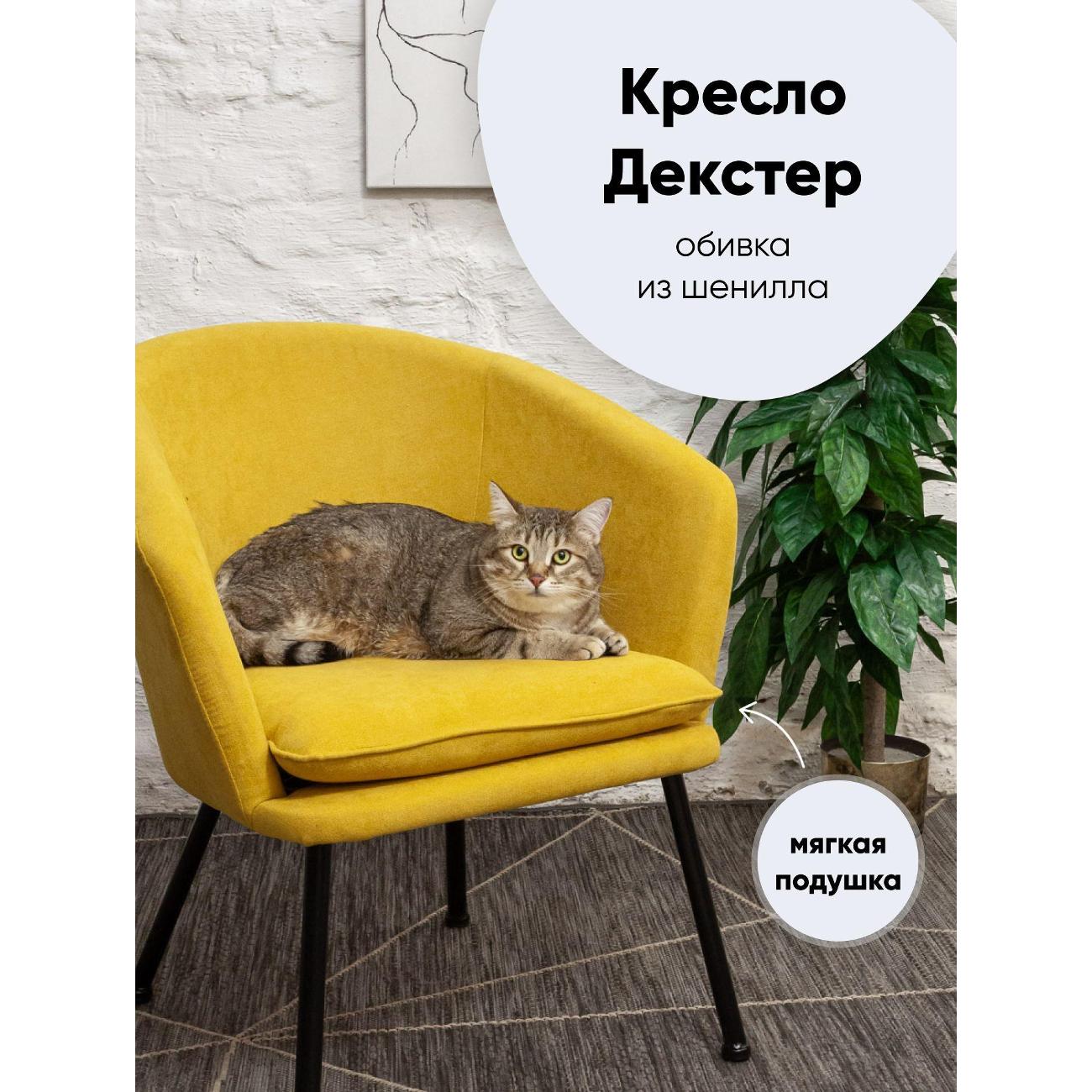 Кресло Stool Group Декстер,&nbsp;охра