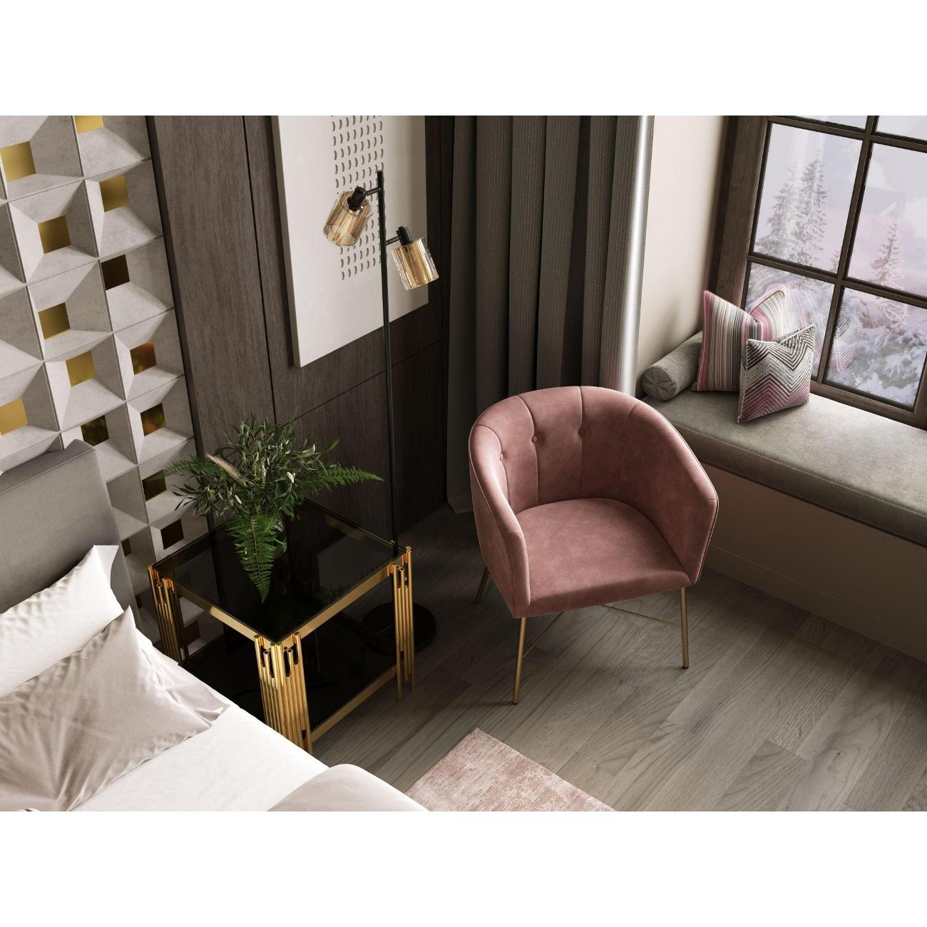 Кресло Stool Group FALETTE PINK