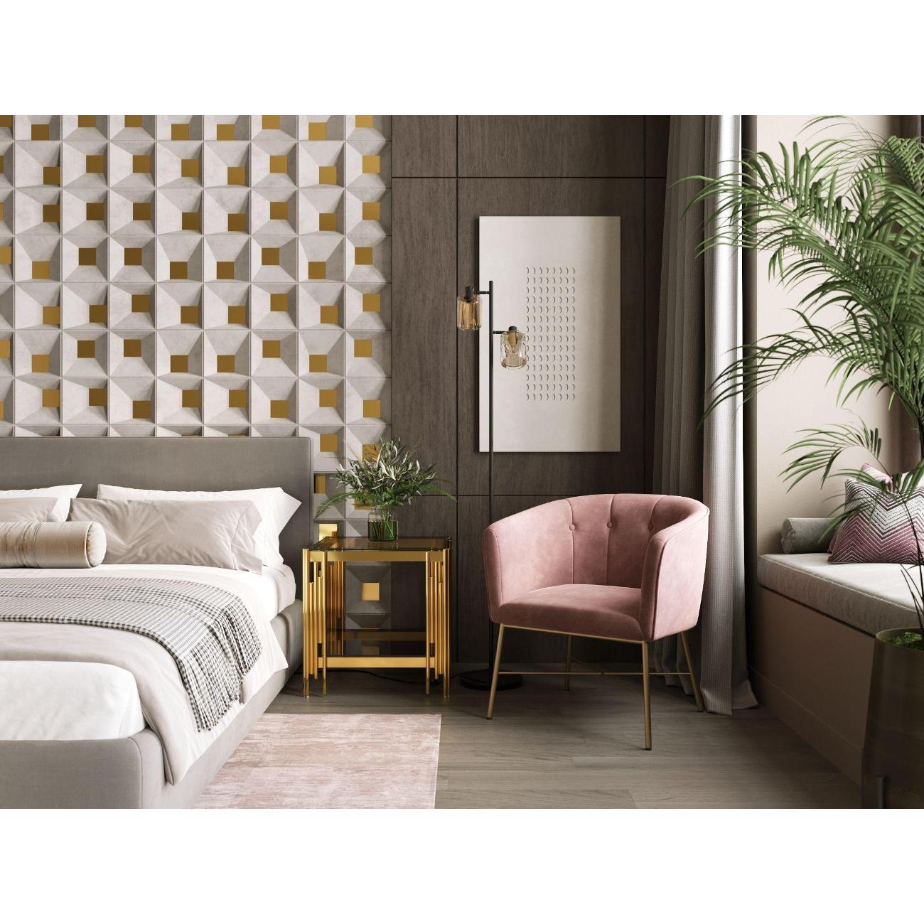 Кресло Stool Group FALETTE PINK