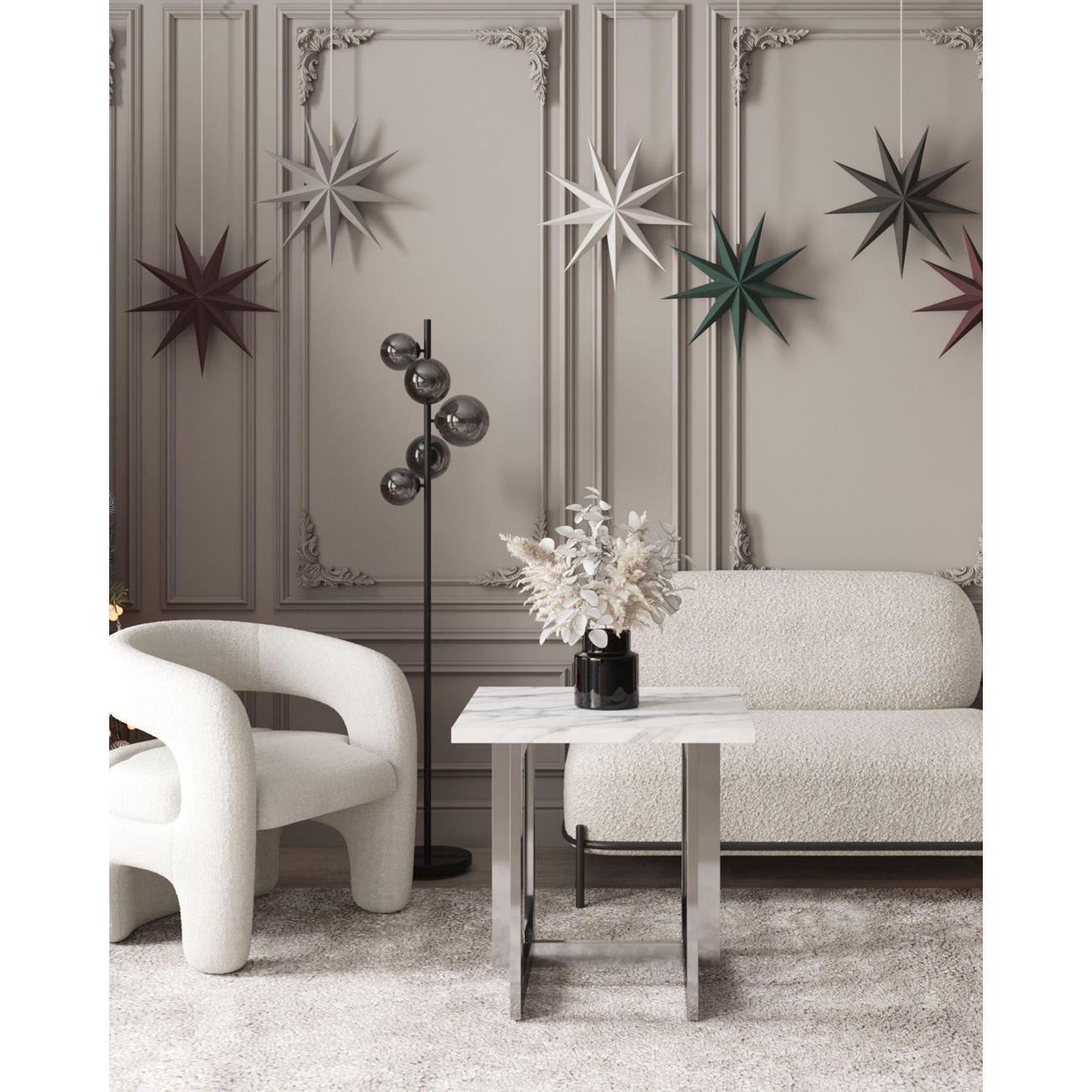 Кресло Stool Group лаунж&nbsp;Bones,&nbsp;жемчужное