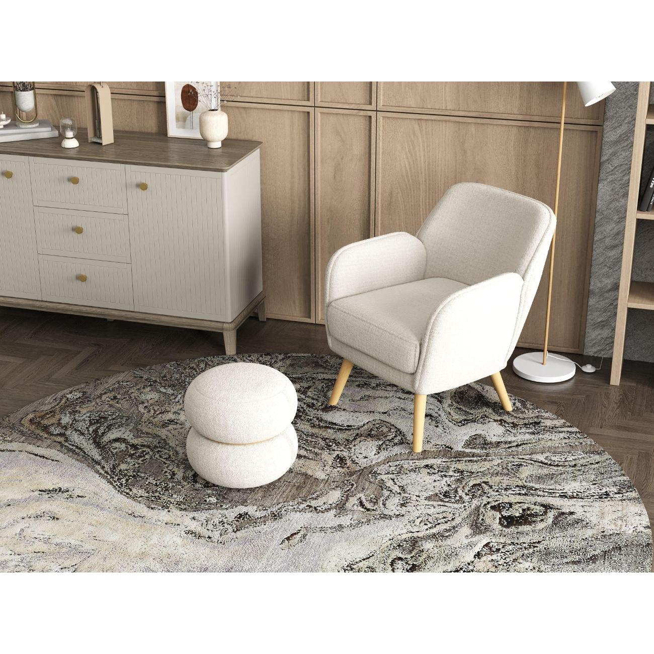 Кресло Stool Group QH-8298K 1859-01 белый