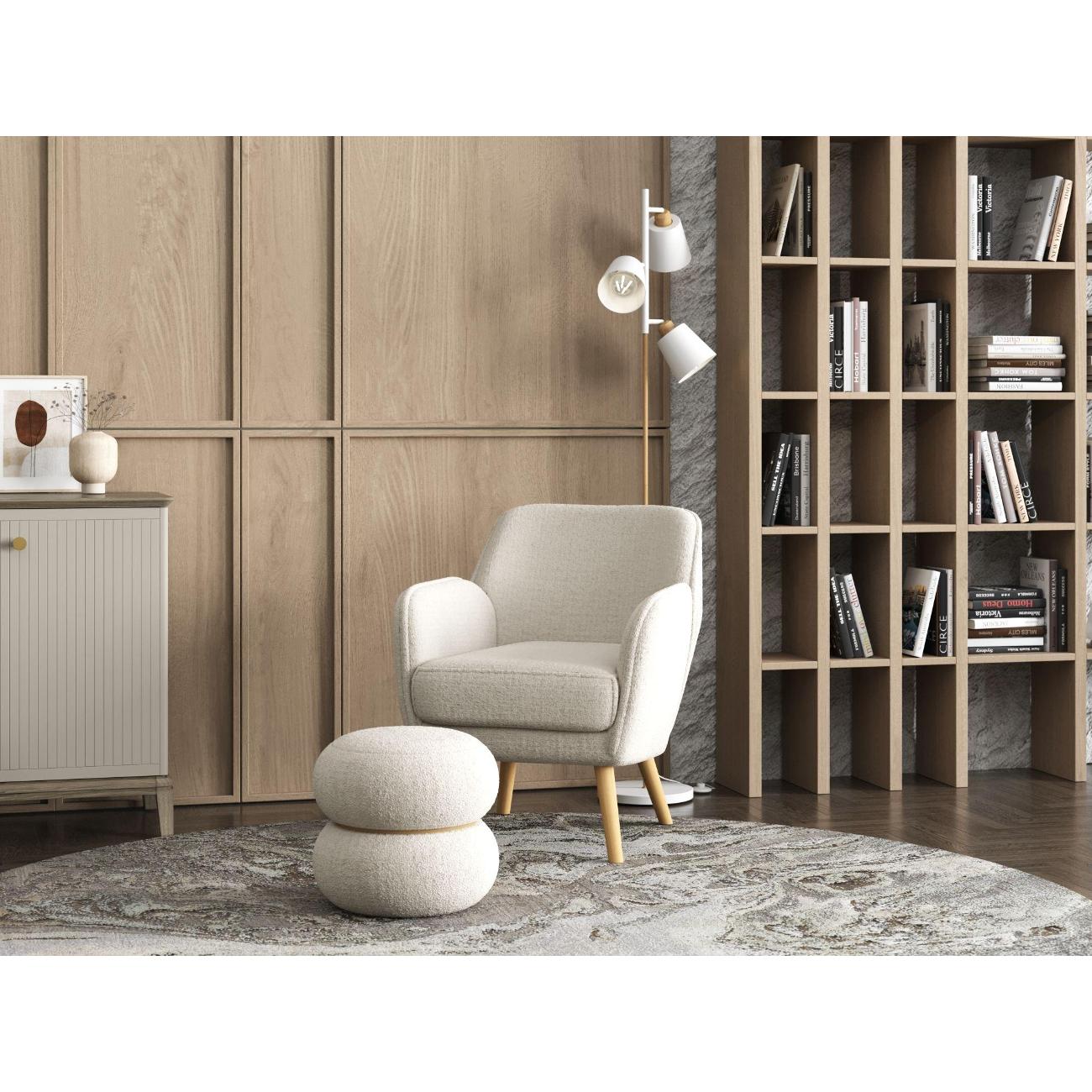 Кресло Stool Group QH-8298K 1859-01 белый