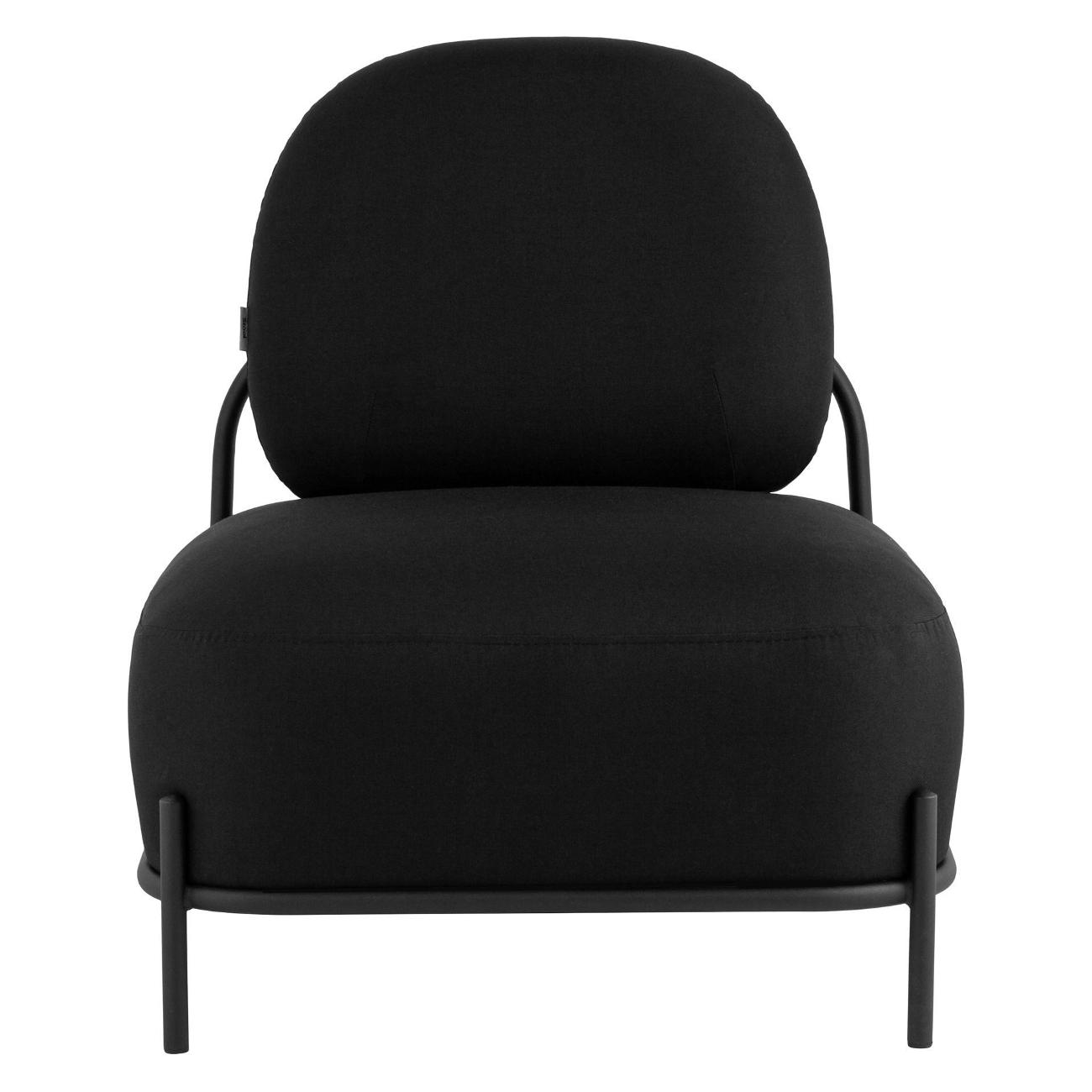 Кресло Stool Group Стоун&nbsp;рогожка&nbsp;черное