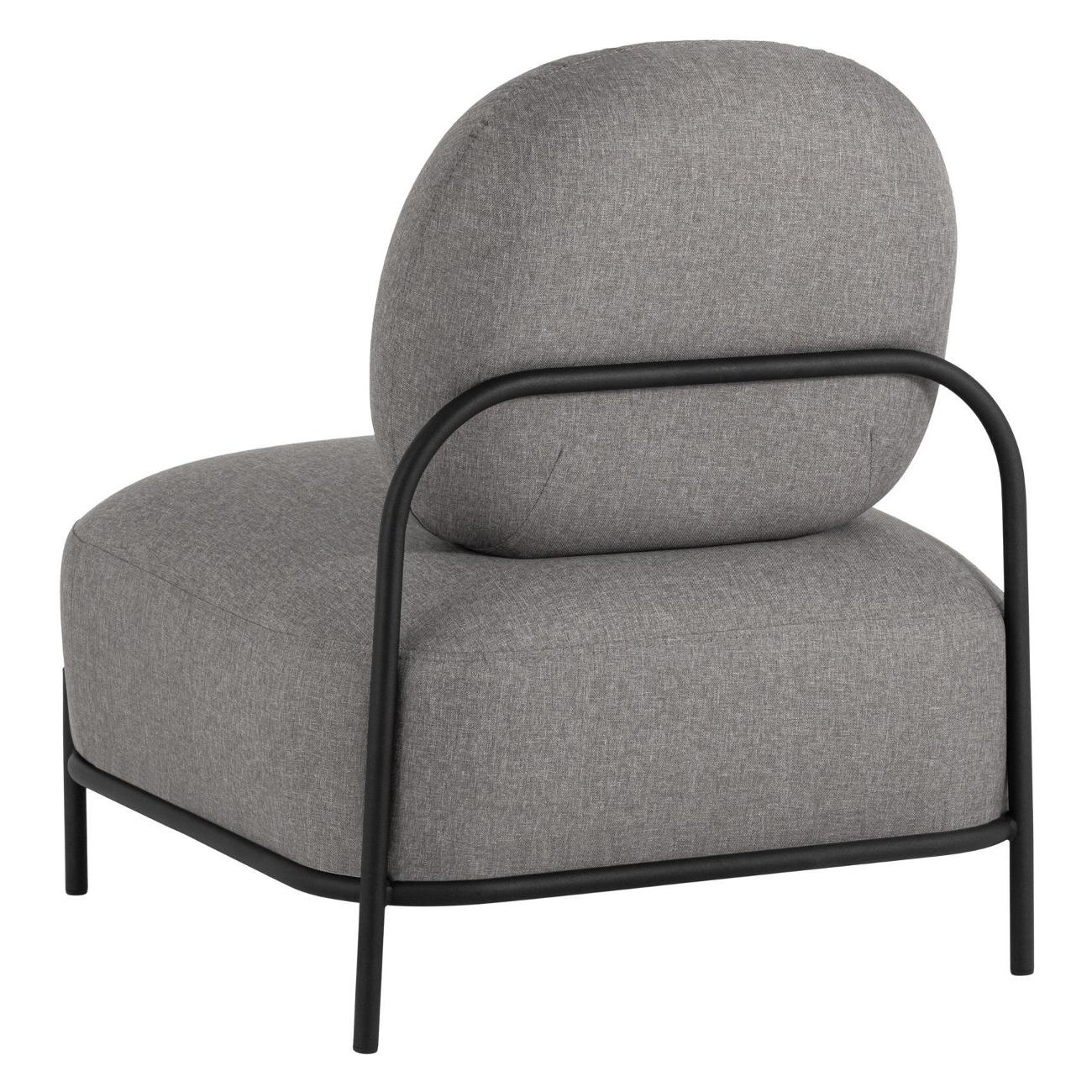 Кресло Stool Group Стоун&nbsp;рогожка&nbsp;серое