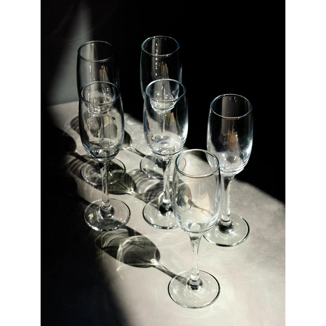 Набор бокалов-флюте Pasabahce Imperial 180мл (440419)