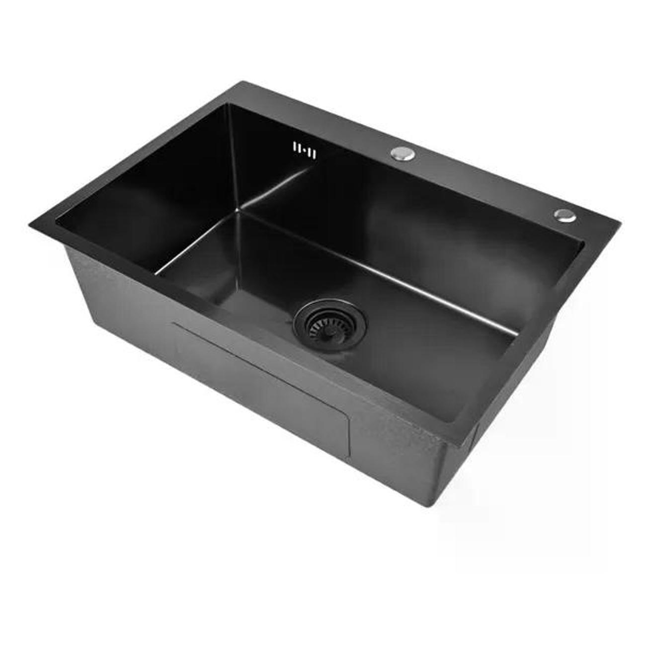 Мойка кухонная Wisent WS37050B/W02-114B