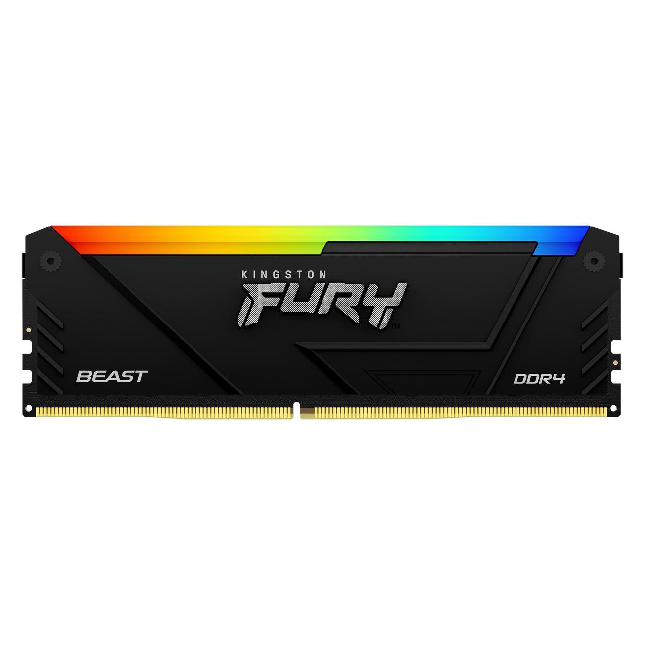 Оперативная память Kingston 8GB DDR4 FURY Beast RGB (KF432C16BB2A/8)