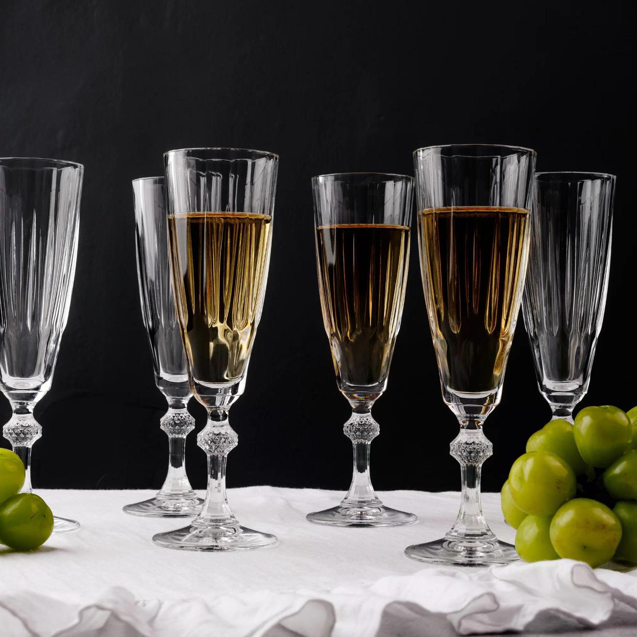 Набор бокалов-флюте Pasabahce Diamond 170мл (440069)