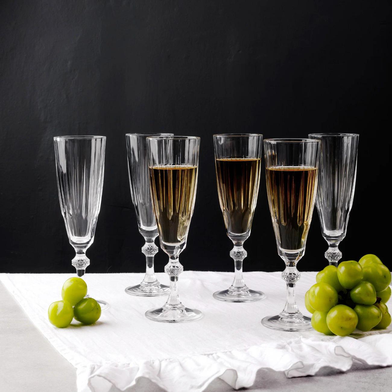 Набор бокалов-флюте Pasabahce Diamond 170мл (440069)