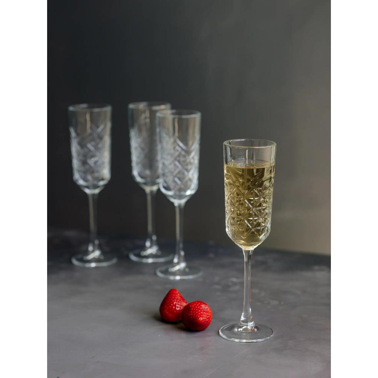 Набор бокалов-флюте Pasabahce Timeless 175мл