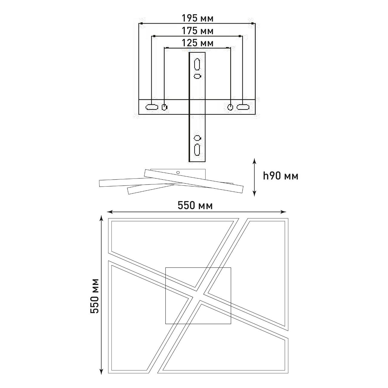 Люстра Estares ORLANDO 120W-APP-WHITE