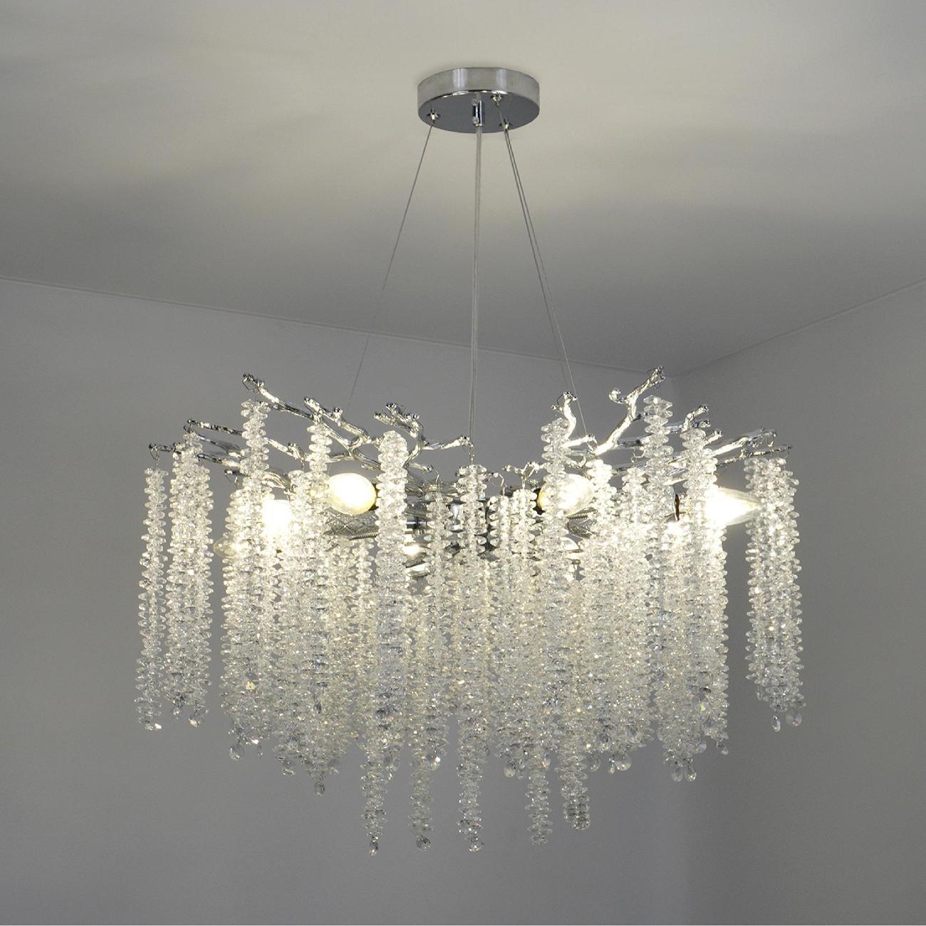 Люстра Estares ROXANA-E14х8-CHROME